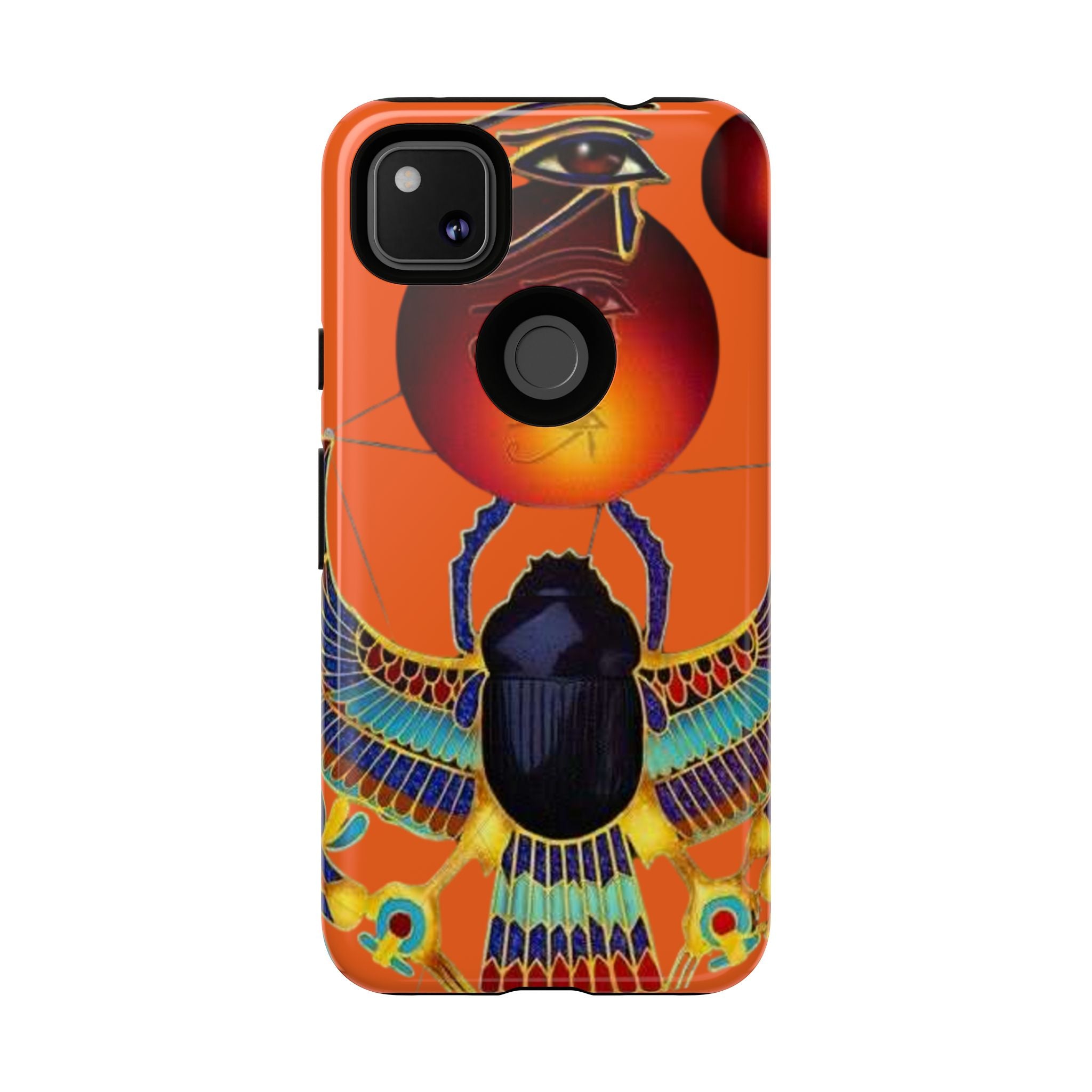 Egyptian-Inspired Phone Case, Tough Phone Cover, Unique Protective Case, Gift for Her, Vibrant Egyptian Art