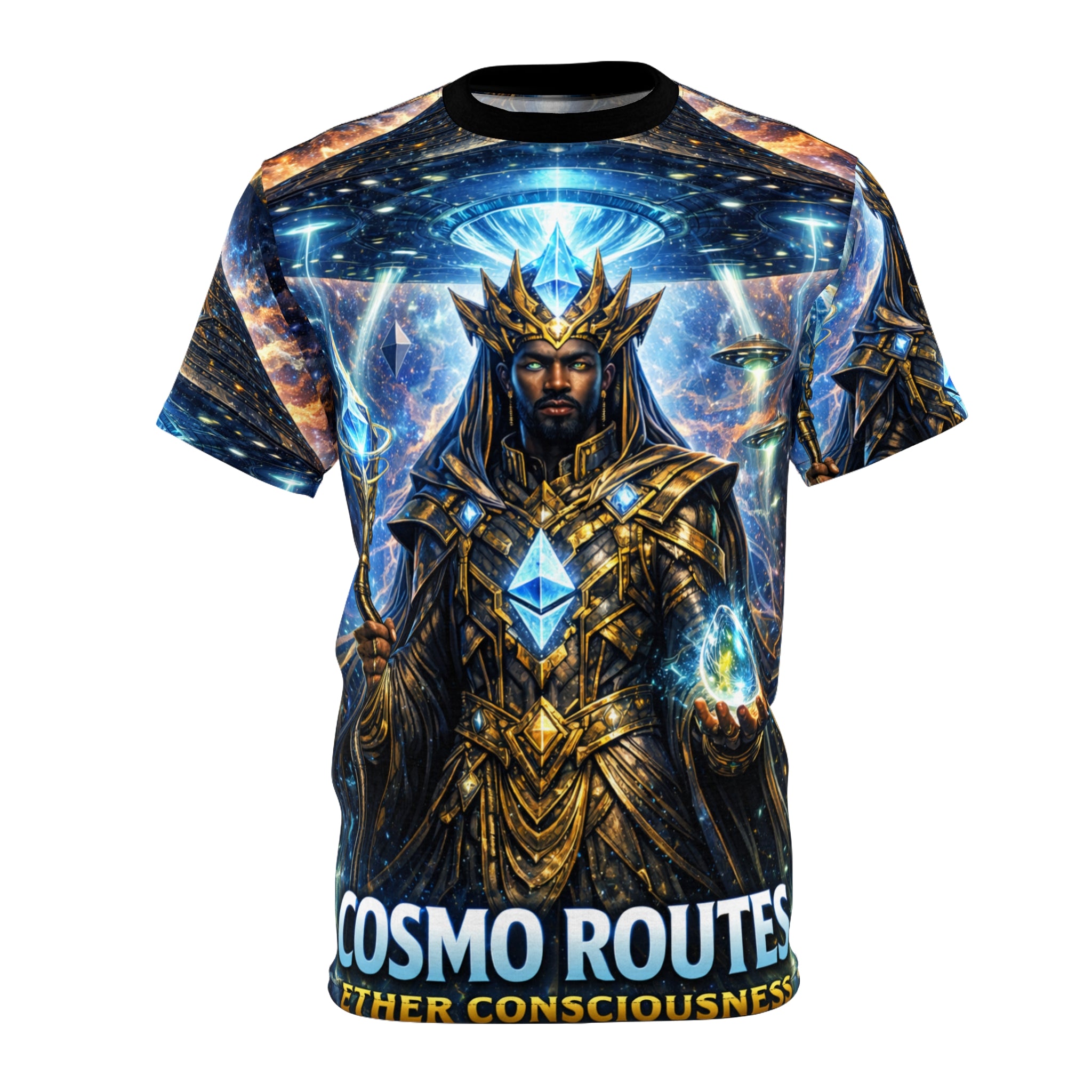 Cosmic King “Cosmo Routes” All-Over Print Tee ✅️✅️✅️ Printify