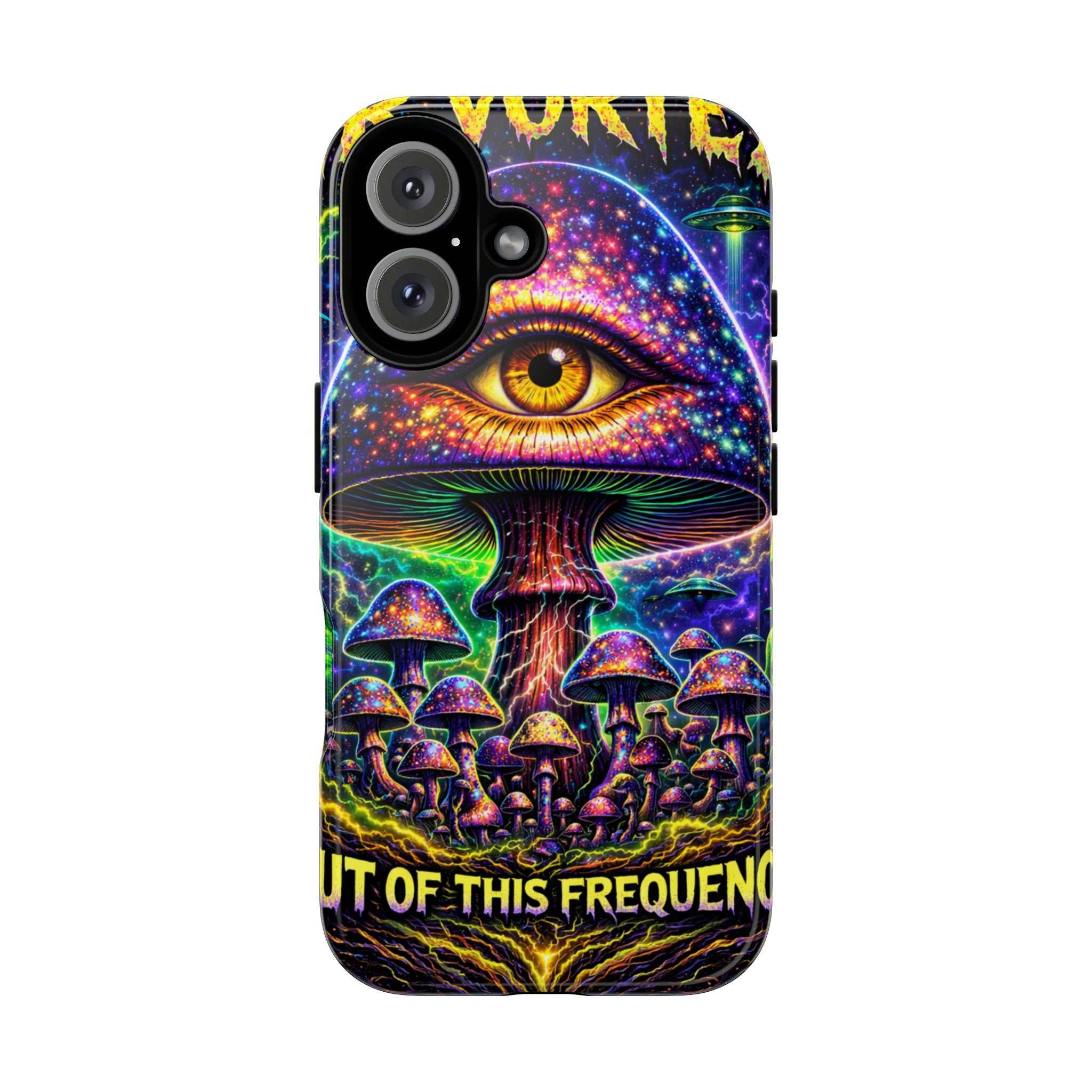 Psychedelic Mushroom Eye Phone Case – VORTEX Cosmic Frequency Printify