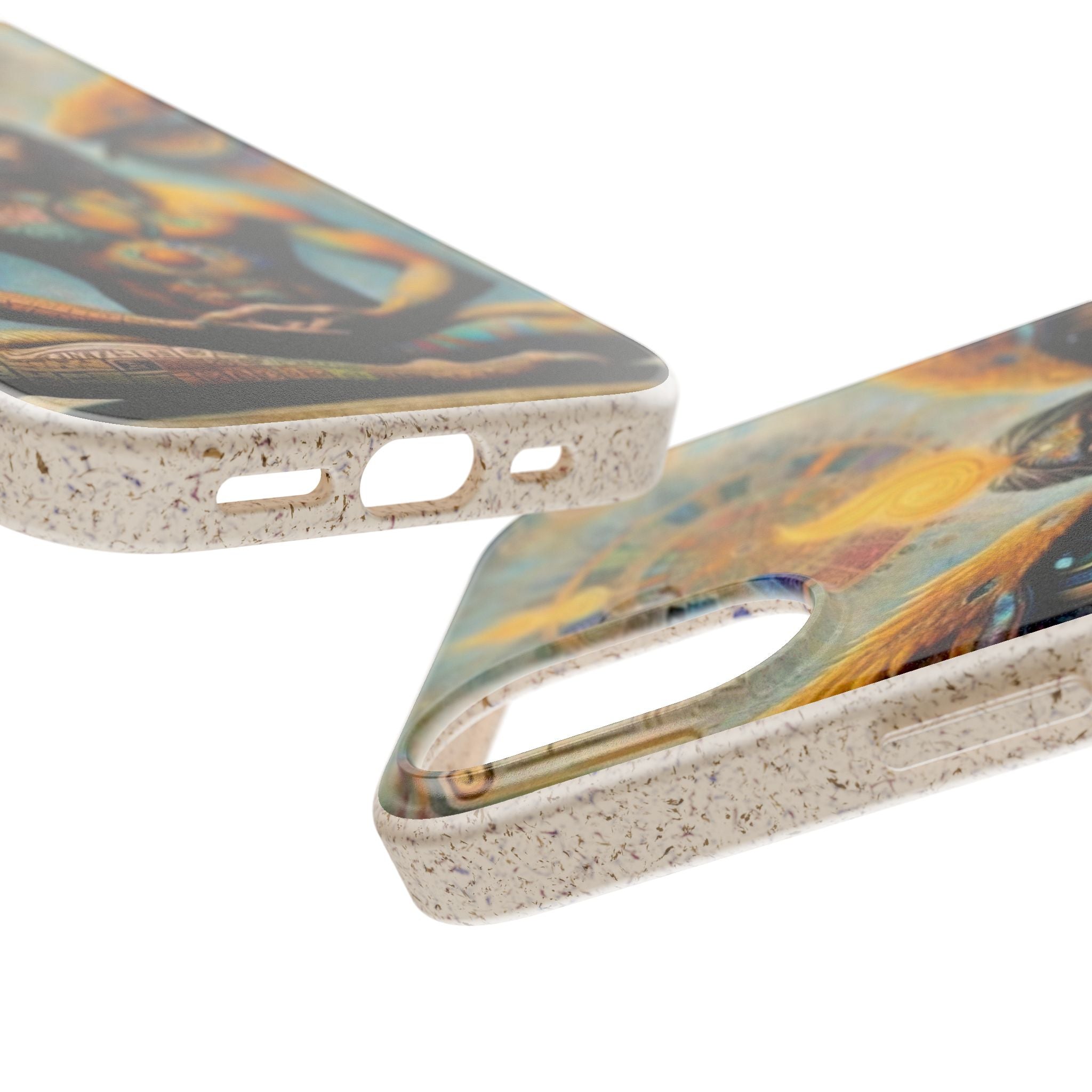 Eco-Friendly Biodegradable Phone Case with Spiritual Design