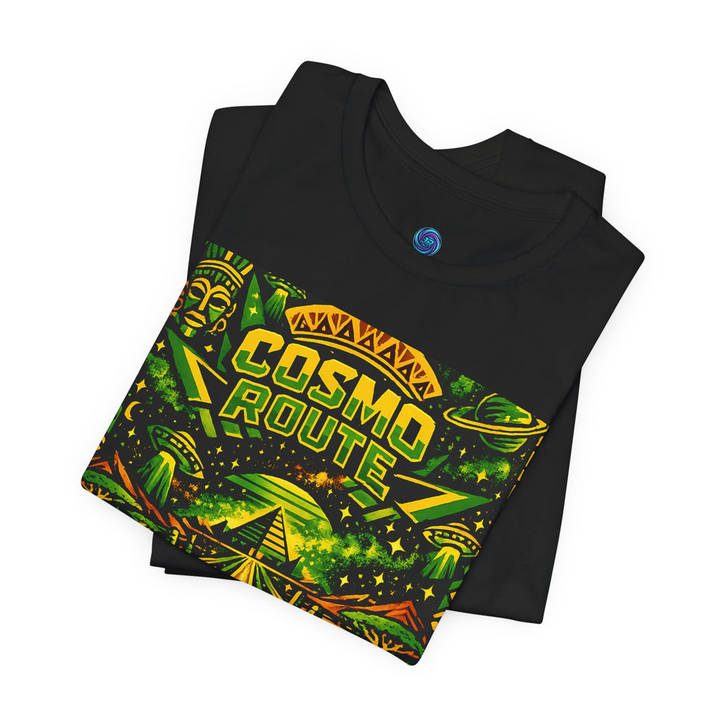 Cosmo Route / Ether Rising  ✅️✅️✅️ Tee — Cosmic Roots Collection Printify