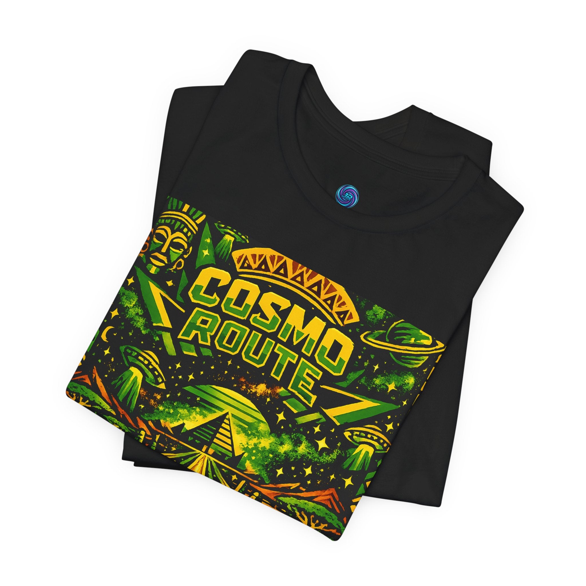 Cosmo Route / Ether Rising  ✅️✅️✅️ Tee — Cosmic Roots Collection Printify