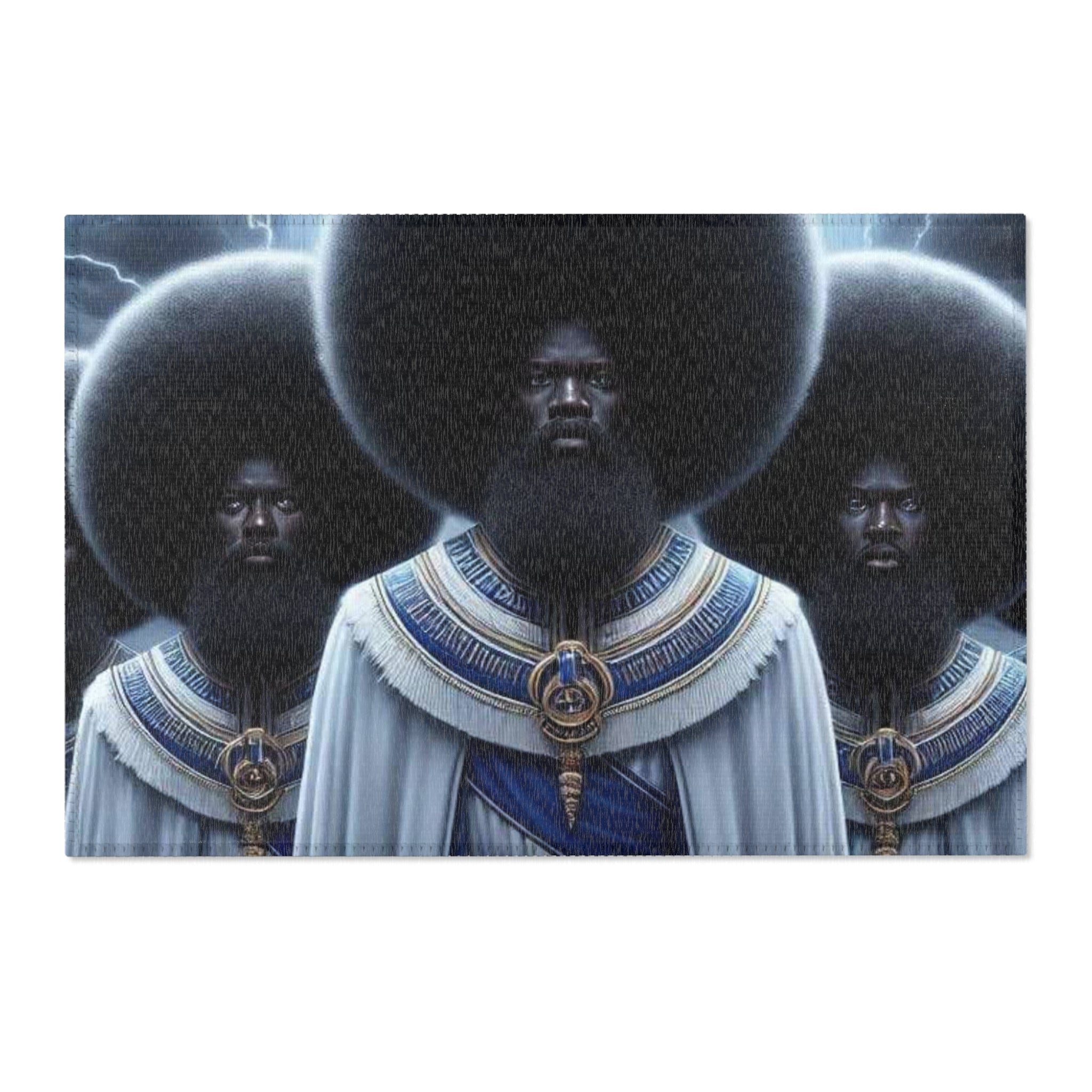 Ascended Beings Rug — Cosmic Ancestral Energy Decor