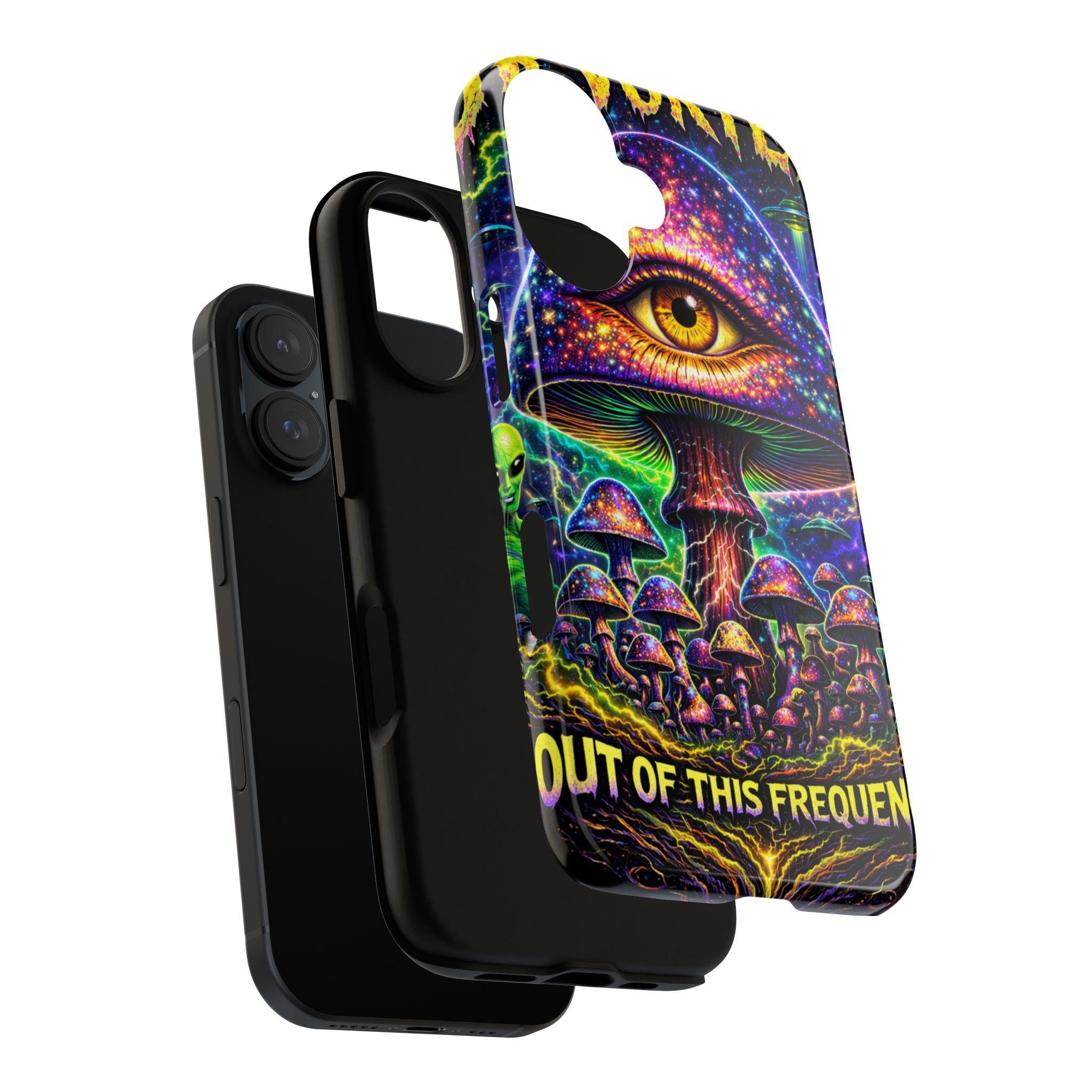 Psychedelic Mushroom Eye Phone Case – VORTEX Cosmic Frequency Printify