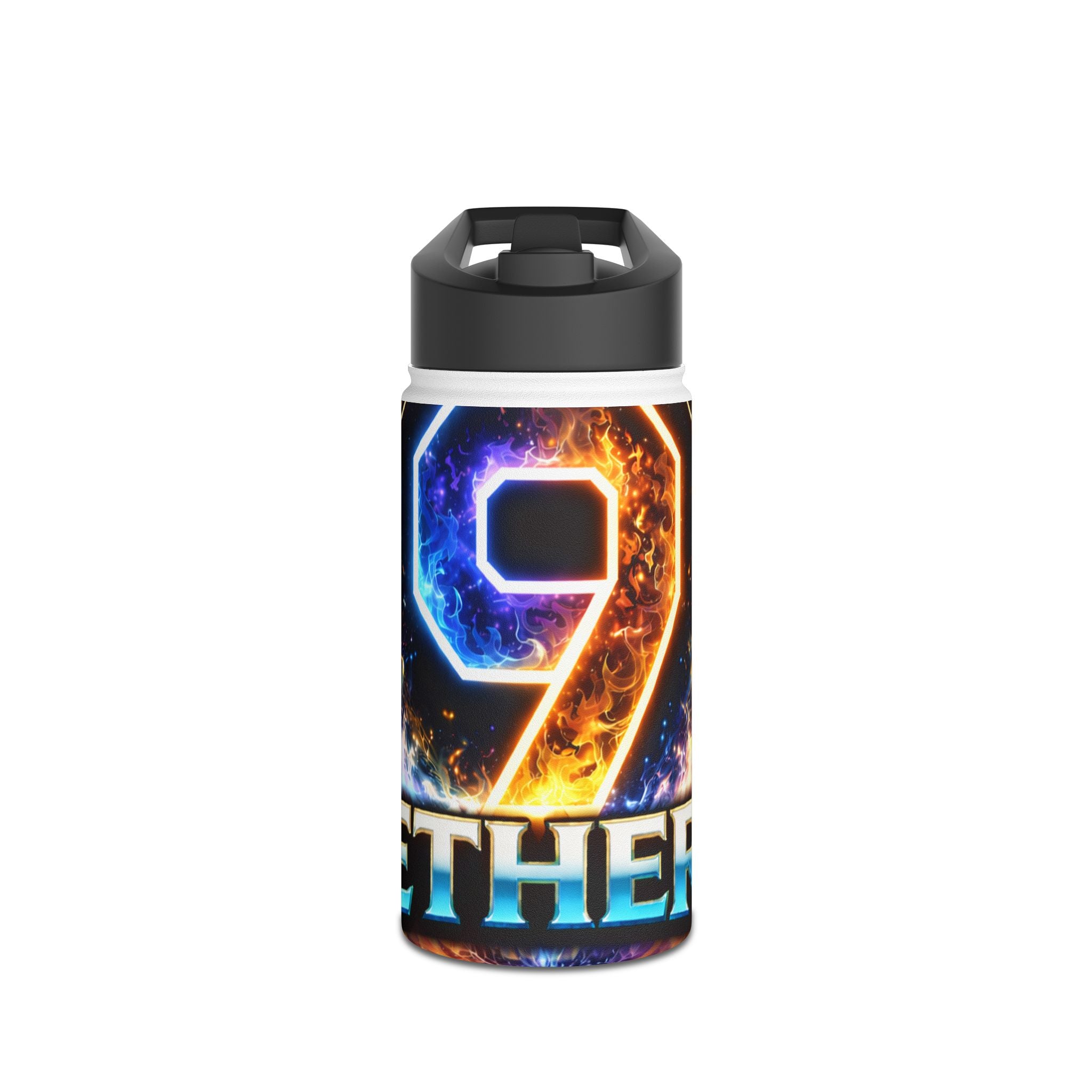 9 Ether Cosmic Energy Water Bottle 🌀, Standard Lid