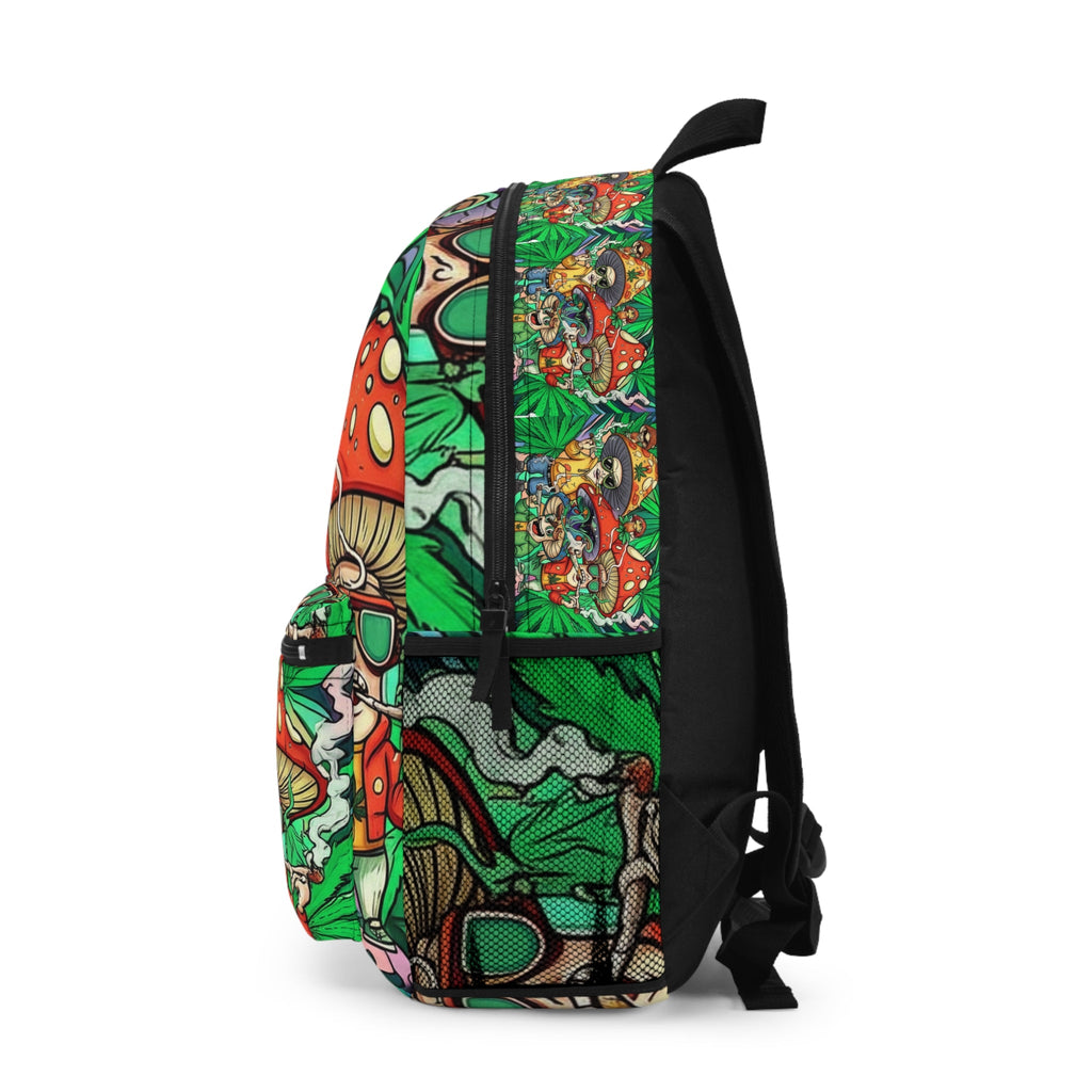 Colorful Psychedelic Backpack — Funky Art Festival Travel Bag Printify