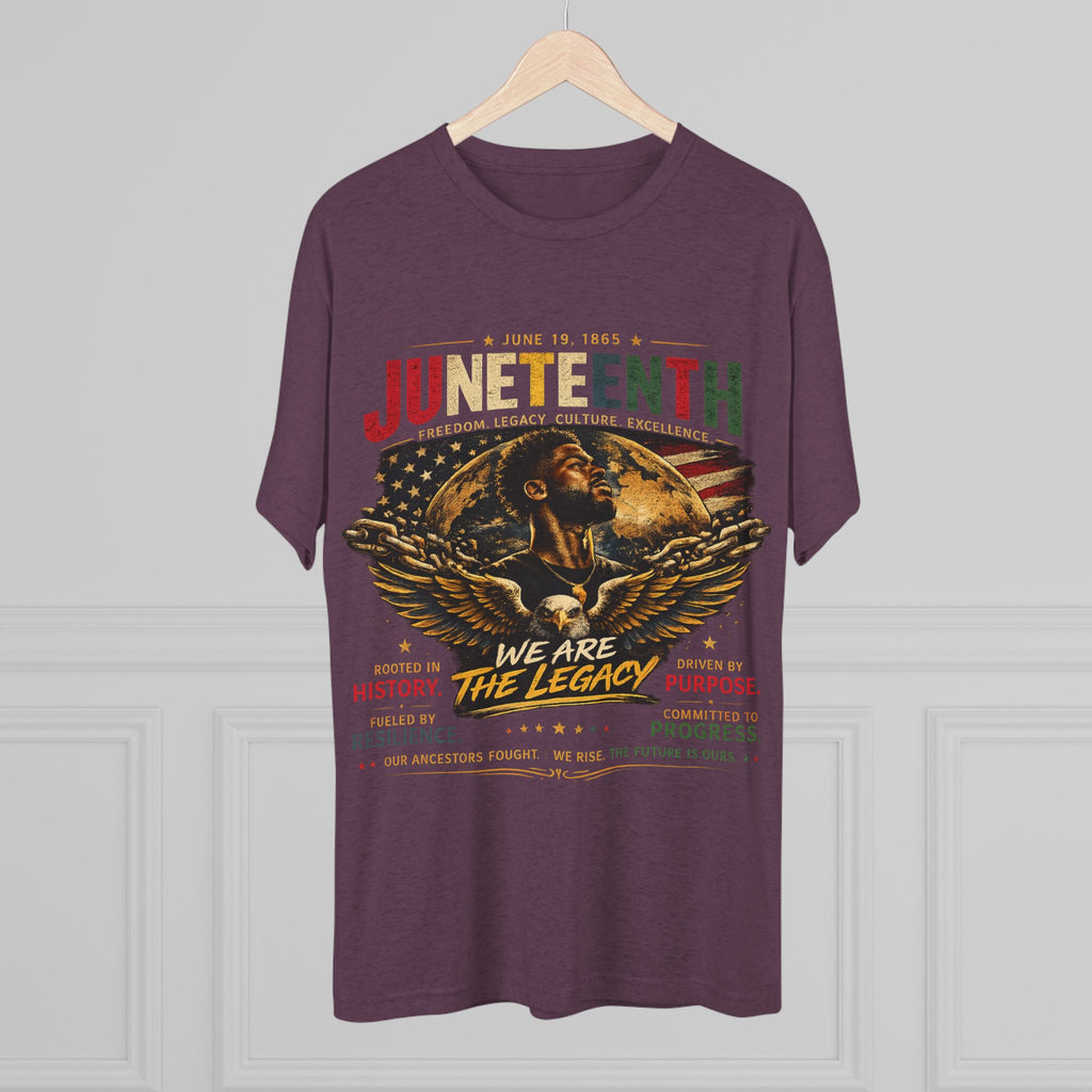 Juneteenth Celebration Tee — "We Are The Legacy" Patriotic Juneteenth T-Shirt