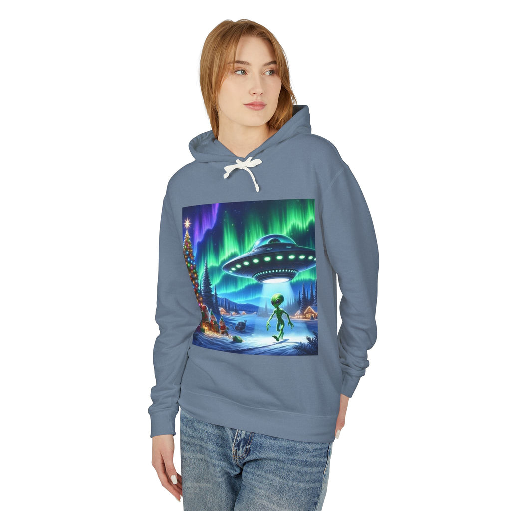Alien Christmas Lightweight Hoodie🎁🎁🎄