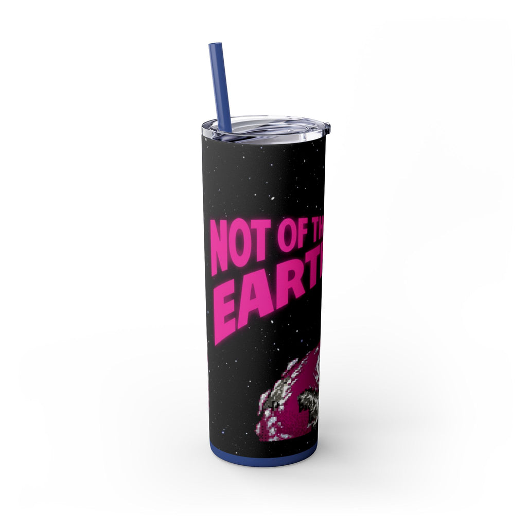 Skinny Tumbler — 'Not of This Earth' Retro Space 20oz Stainless Straw Cup