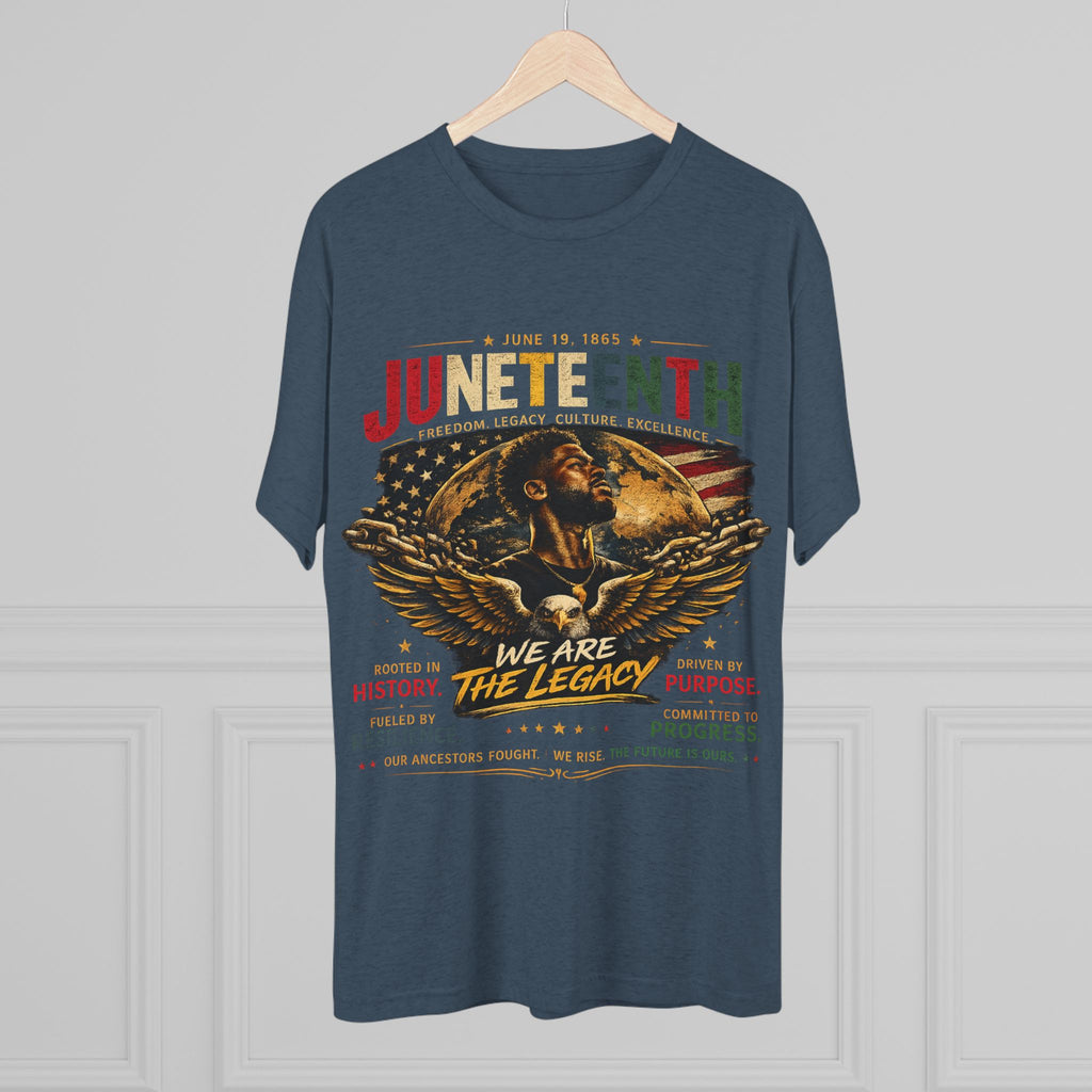 Juneteenth Celebration Tee — "We Are The Legacy" Patriotic Juneteenth T-Shirt