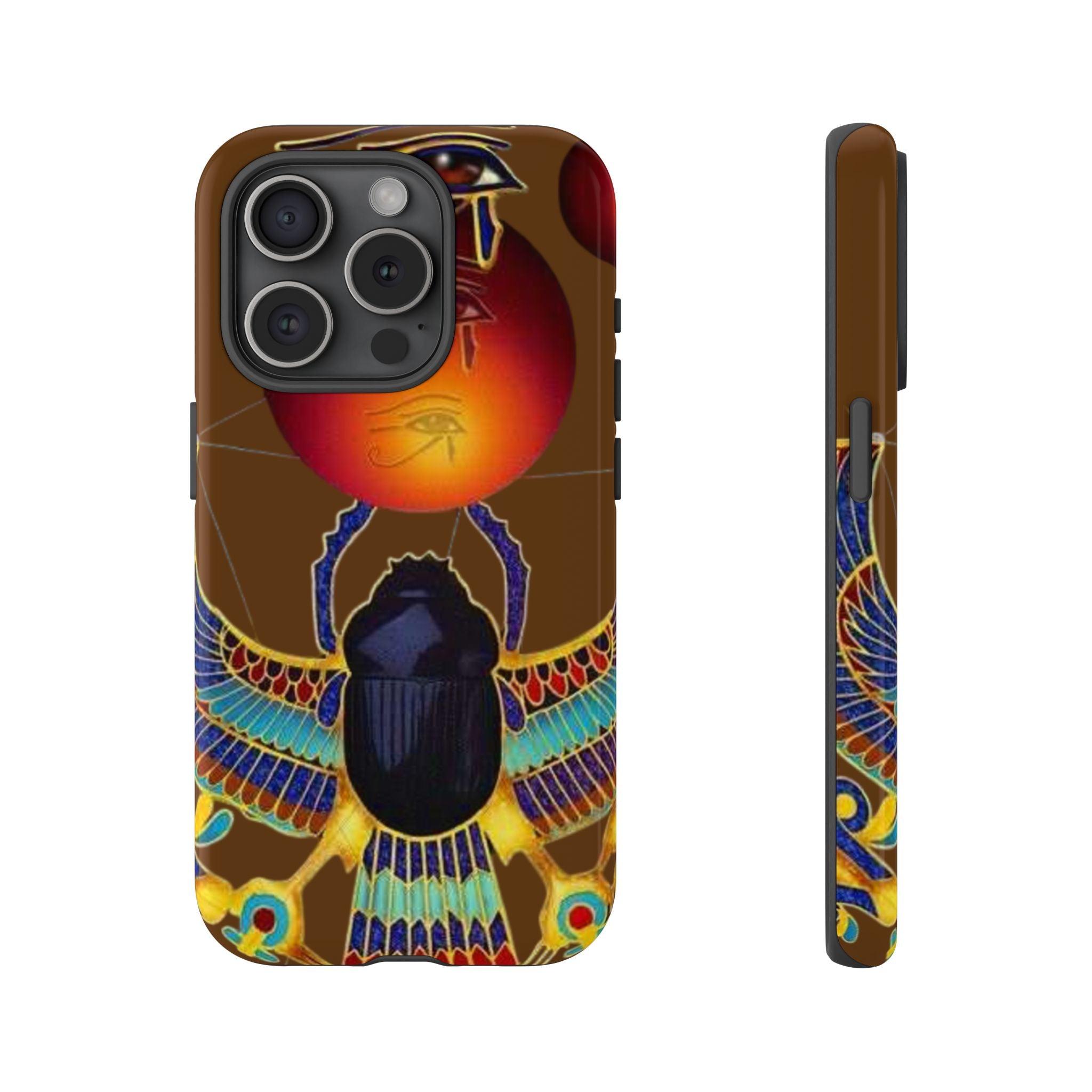 Egyptian Scarab Phone Case | Tough Cases for Unique Style, Protective Cases, Artistic Phone Covers, Gifts for Art Lovers