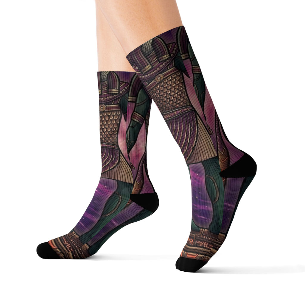 Ancient Frequency Socks-Mystic Purple