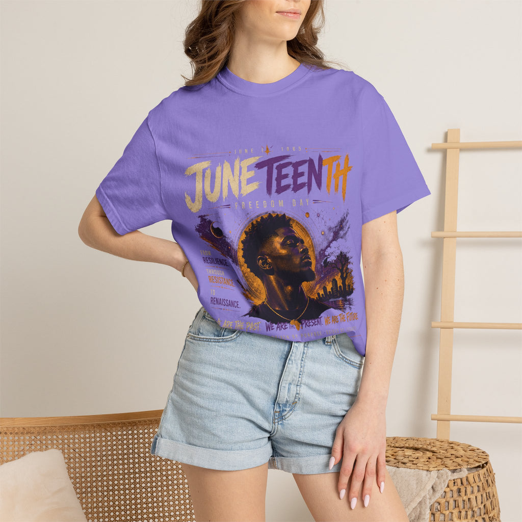 Juneteenth Celebration T-Shirt — 'Juneteenth' Graphic Tee (Resilience, Remembrance)
