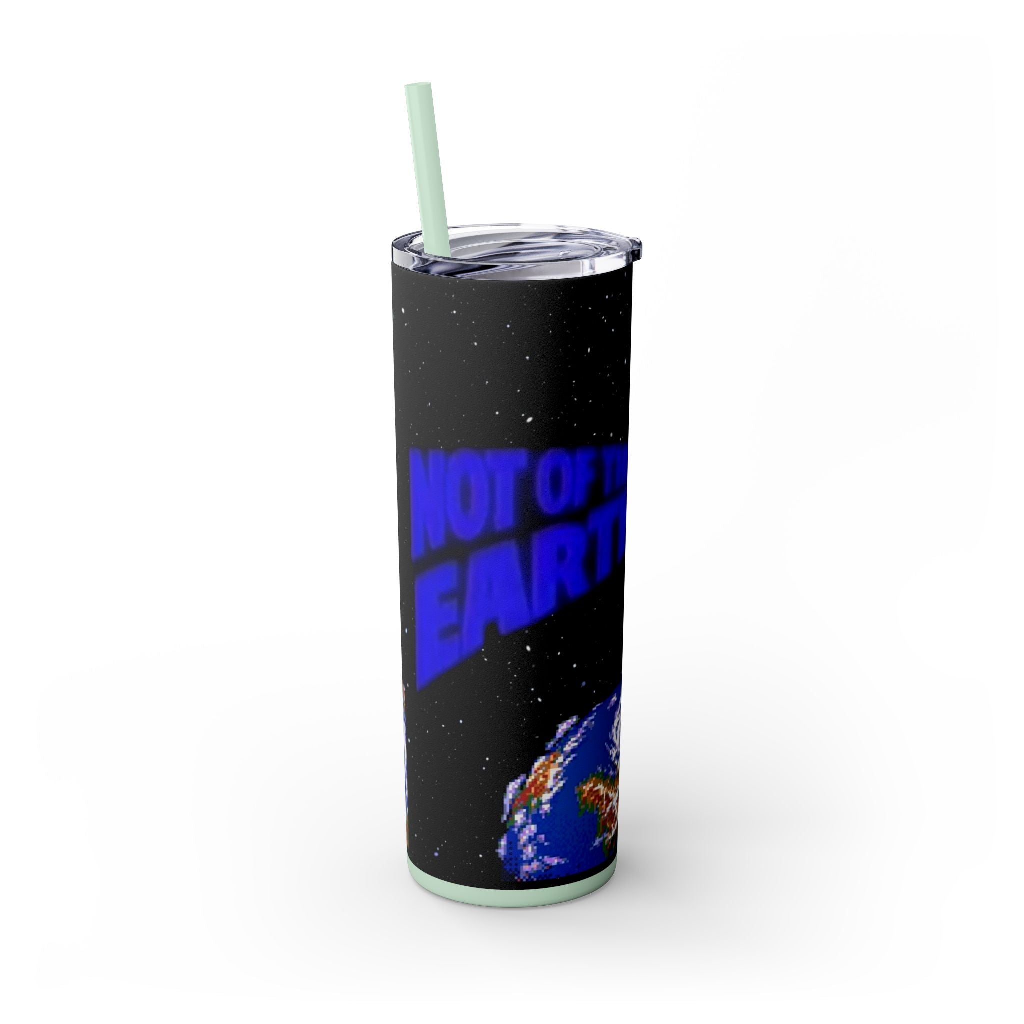Skinny Tumbler — 'Not of This Earth' Space 20oz Insulated Straw Tumbler