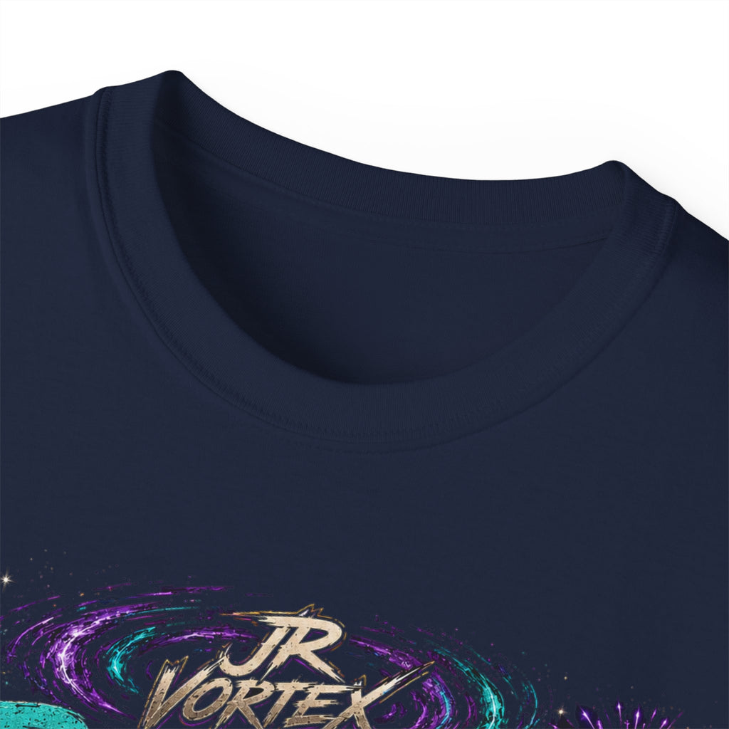 Route 66 Cosmic Highway Tee – JR Vortex UFO Neon Graphic T-Shirt