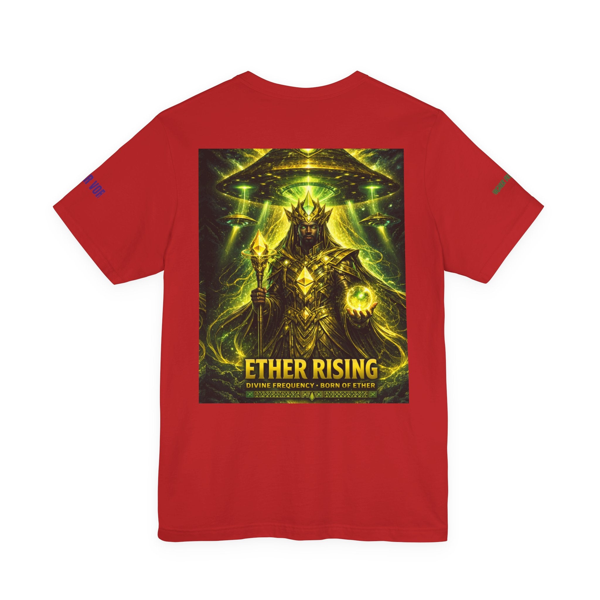 Cosmo Route / Ether Rising  ✅️✅️✅️ Tee — Cosmic Roots Collection Printify