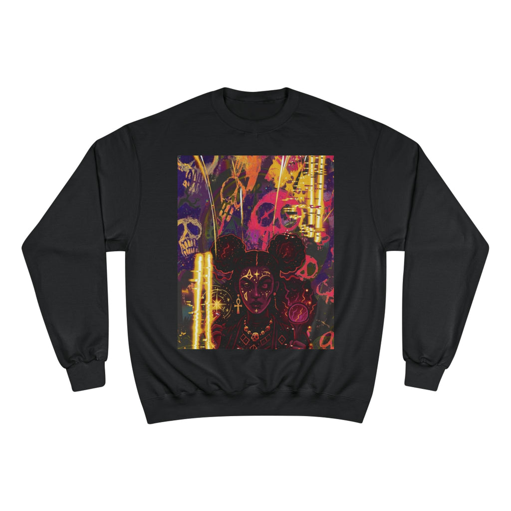 Celestial Flow Champion Sweatshirt — Stellar Moon & Star Pullover