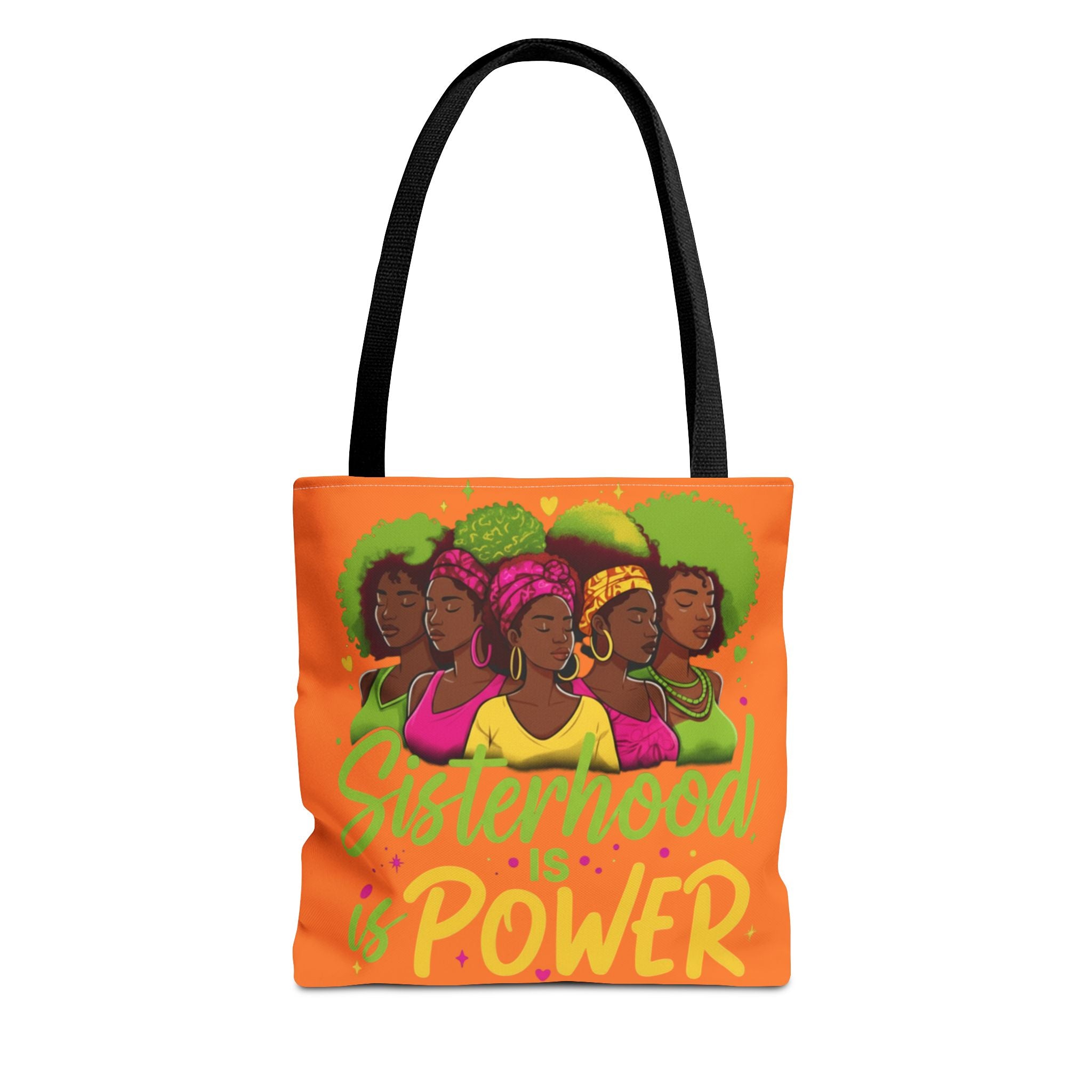 Sisterhood is Power — Tote Bag (AOP) — Orange