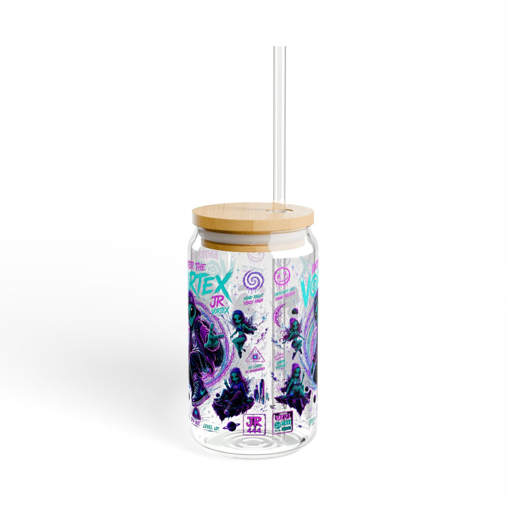 Sipper Glass — 'Enter the Vortex' 16oz Bamboo Lid Tumbler
