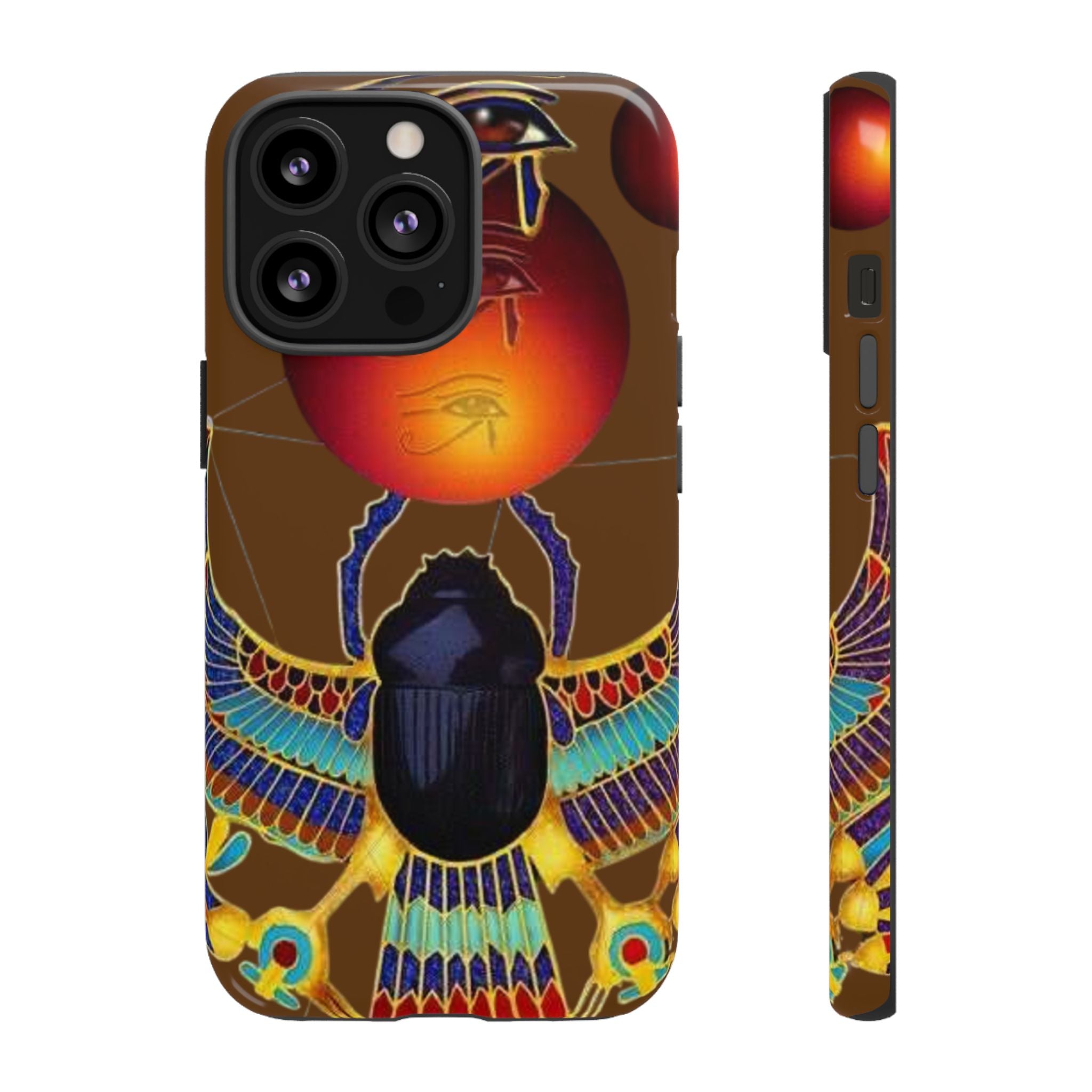 Egyptian Scarab Phone Case | Tough Cases for Unique Style, Protective Cases, Artistic Phone Covers, Gifts for Art Lovers