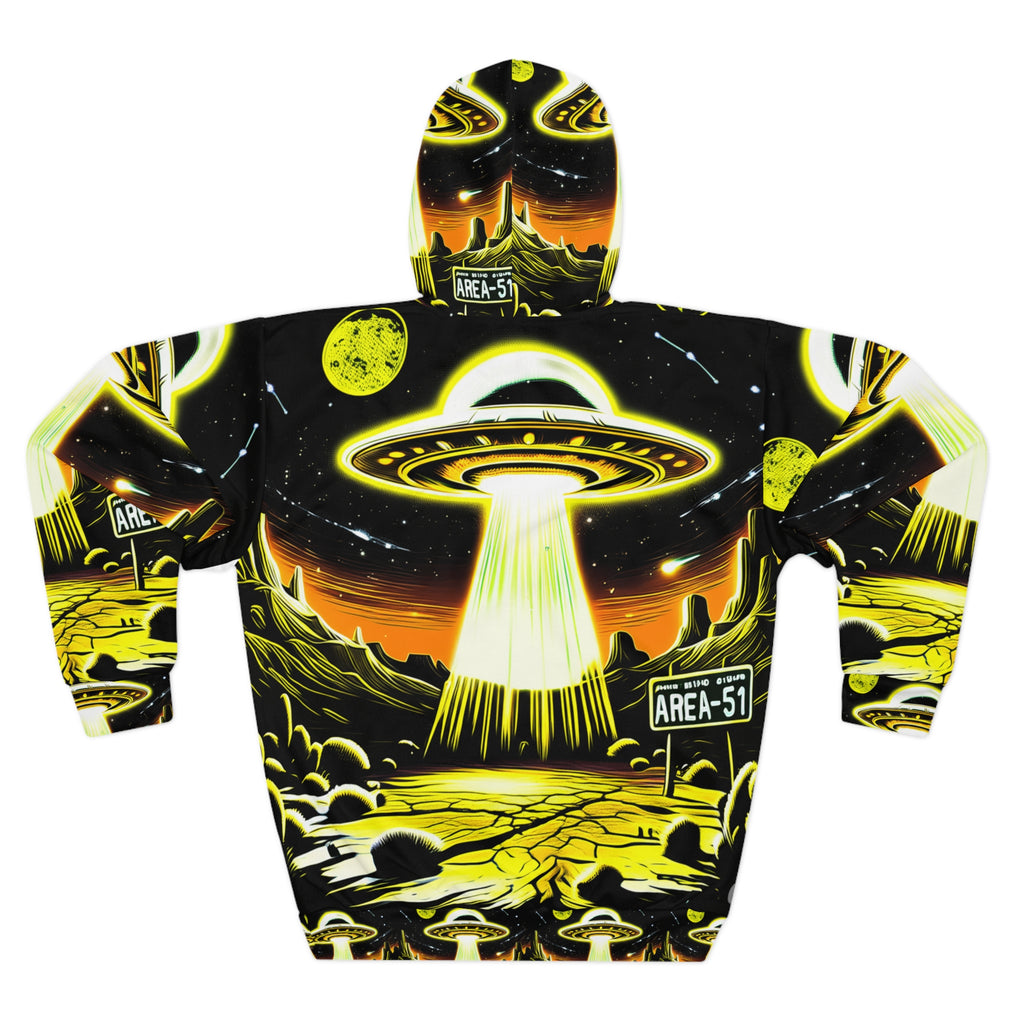 Area 51 UFO Hoodie — Alien Abduction Pullover