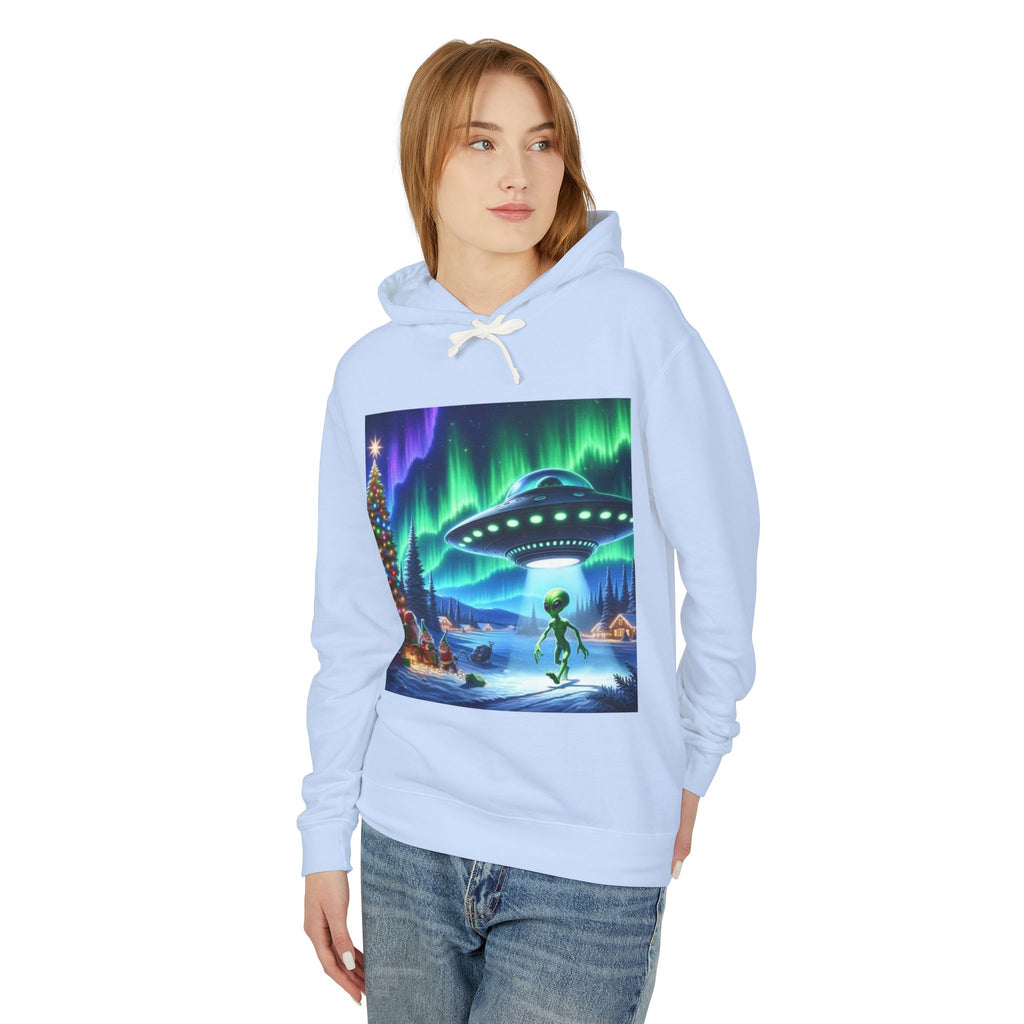 Alien Christmas Lightweight Hoodie🎁🎁🎄