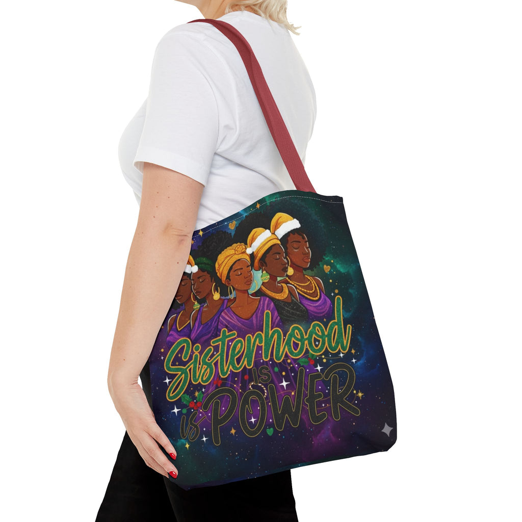 Sisterhood Power Tote Bag – Afrocentric Women Unity Canvas Tote