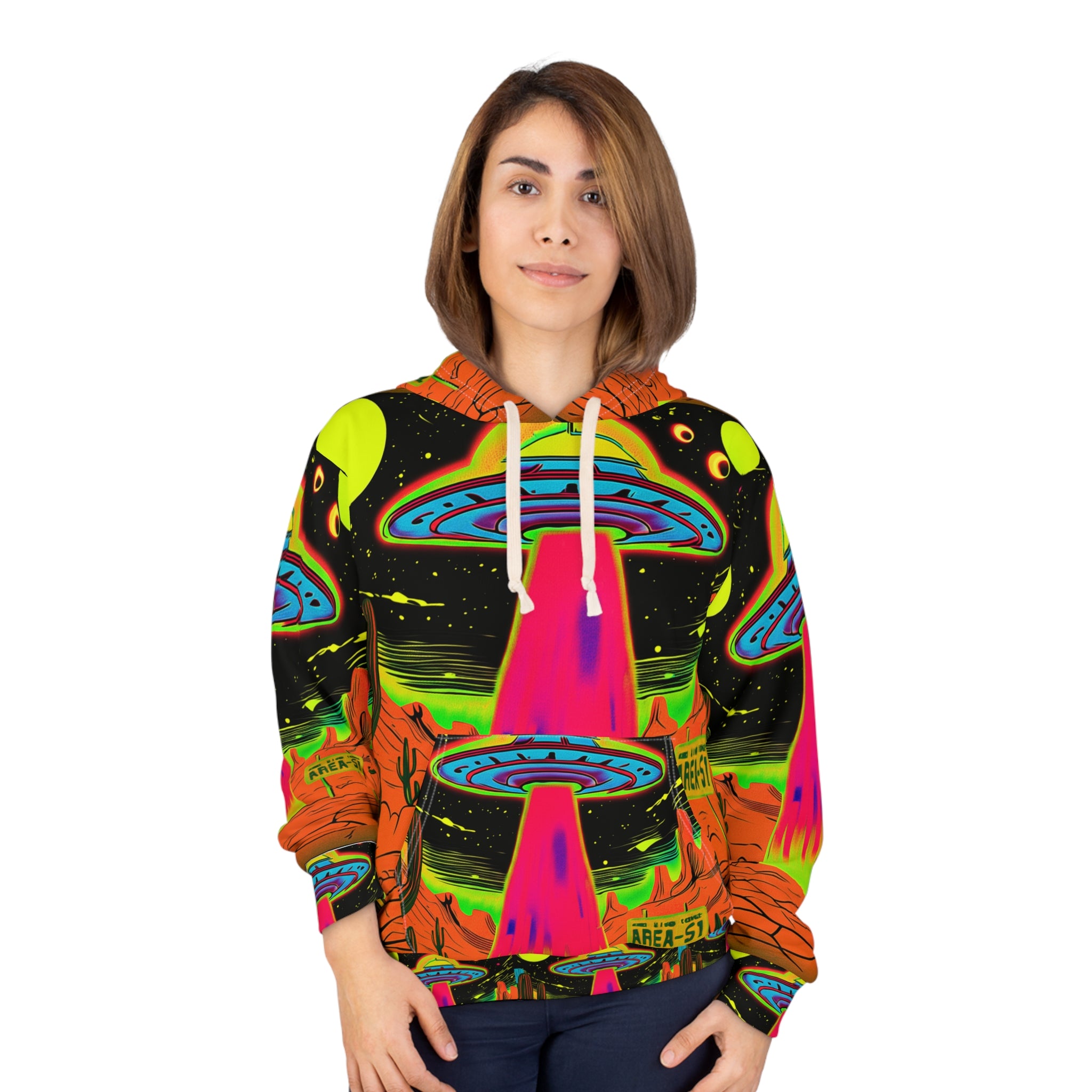 Area 51 UFO Hoodie — Alien Abduction Pullover