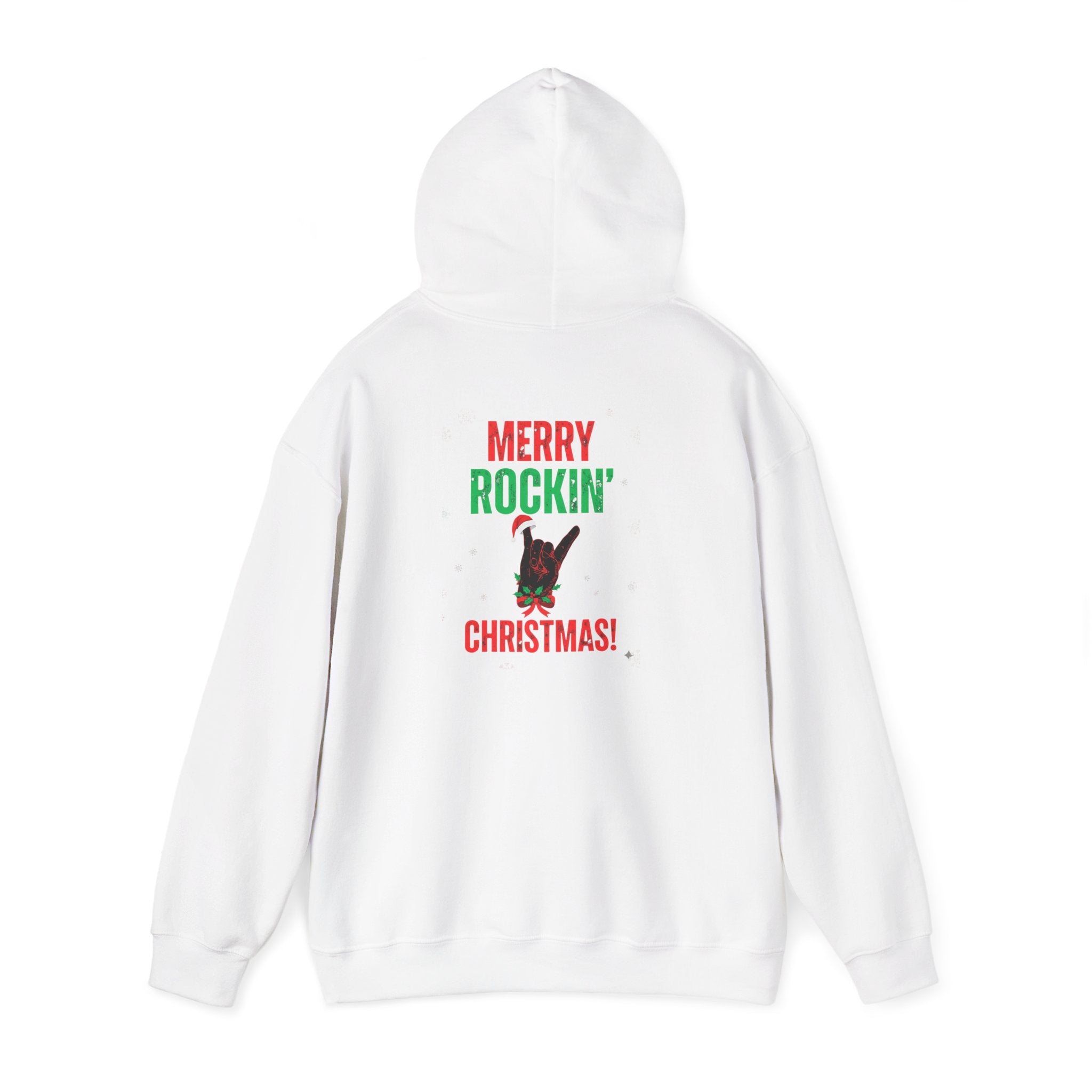 Christmas Rockin' Hoodie — 'Merry Rockin' Christmas!' Holiday Pullover