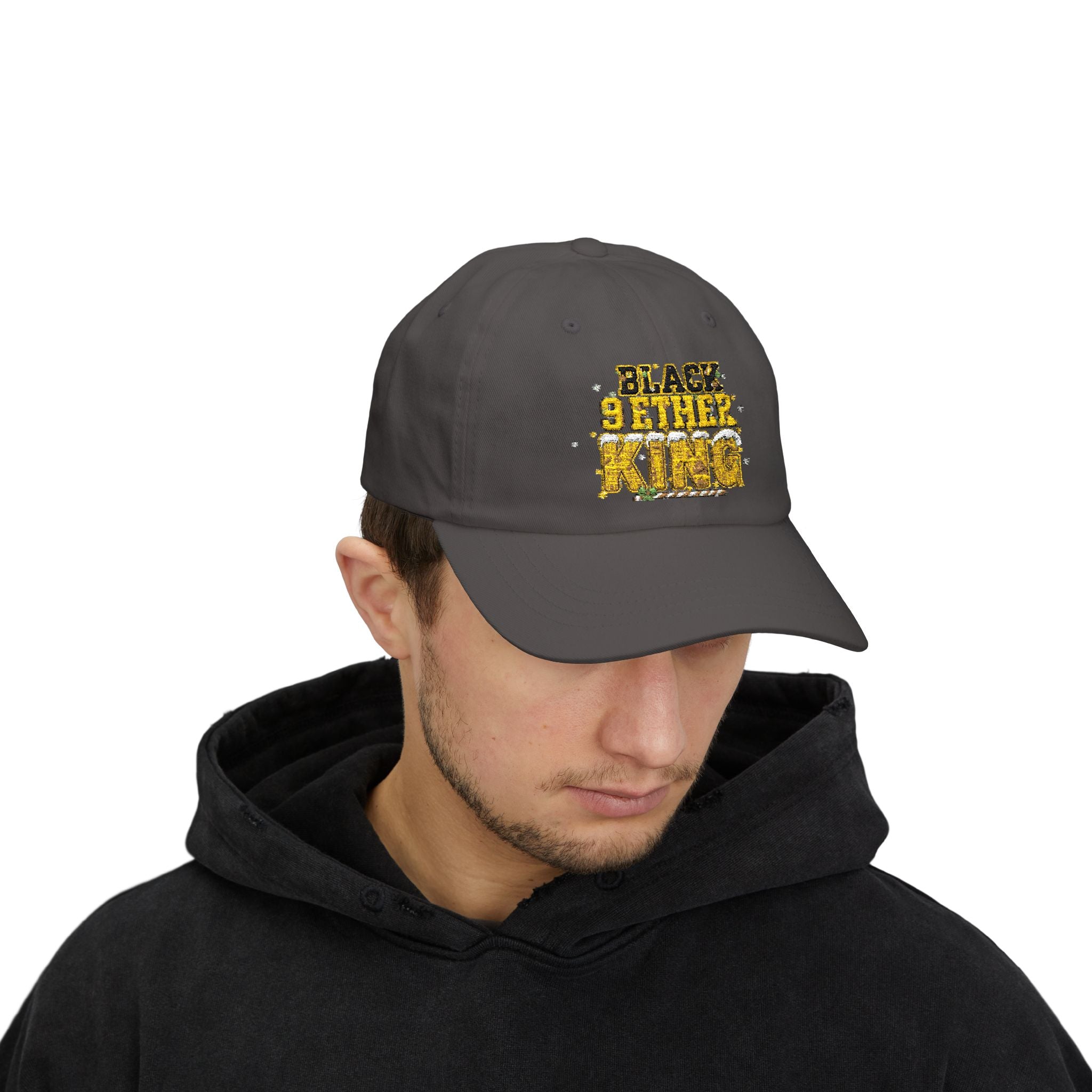 Black Father King Dad Cap — "Black Father King" Embroidered Baseball Hat