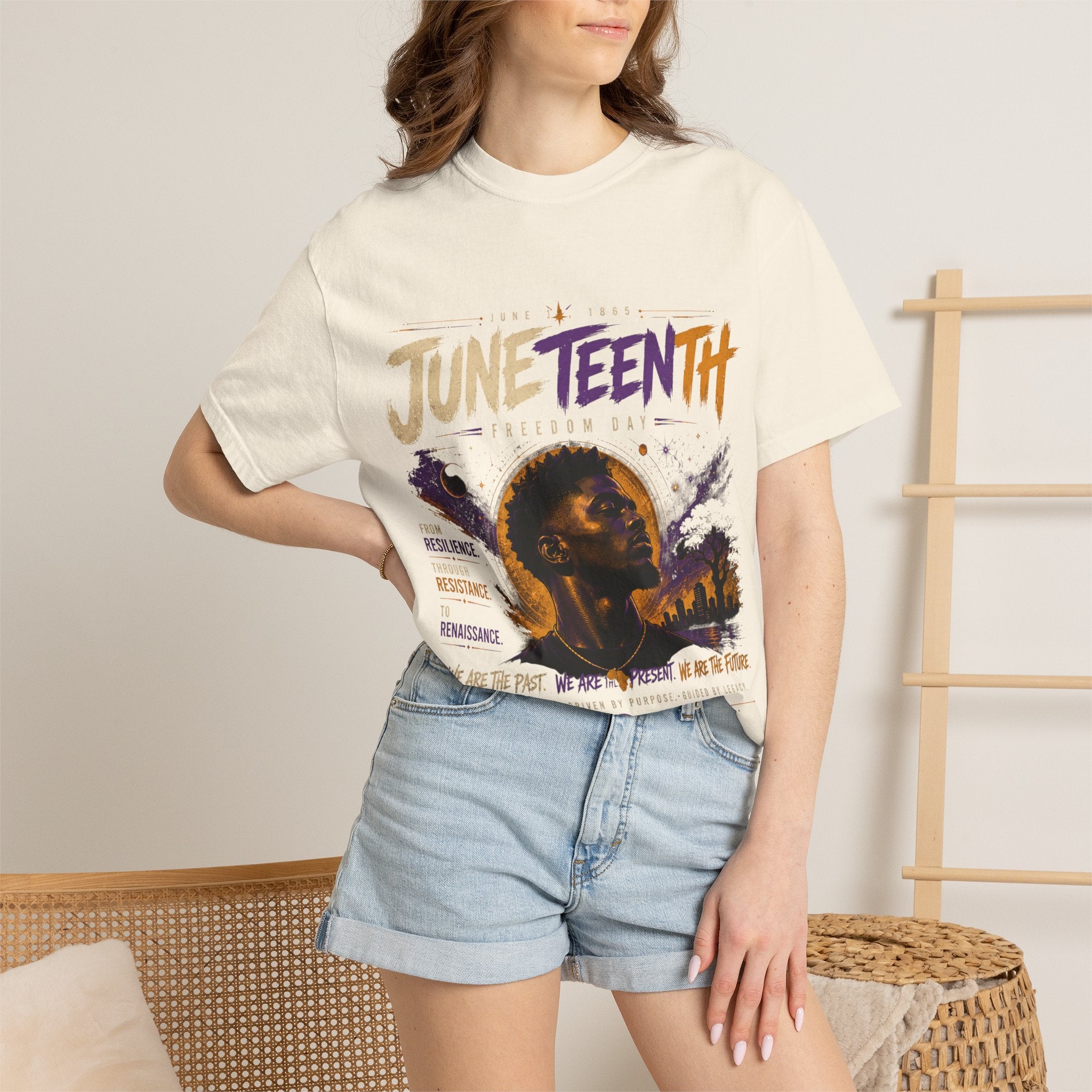Juneteenth Celebration T-Shirt — 'Juneteenth' Graphic Tee (Resilience, Remembrance)