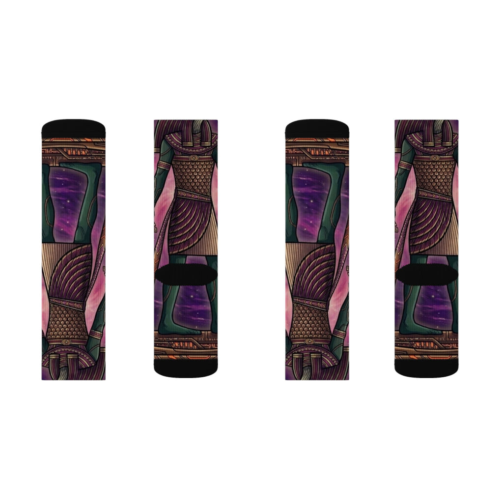 Ancient Frequency Socks-Mystic Purple