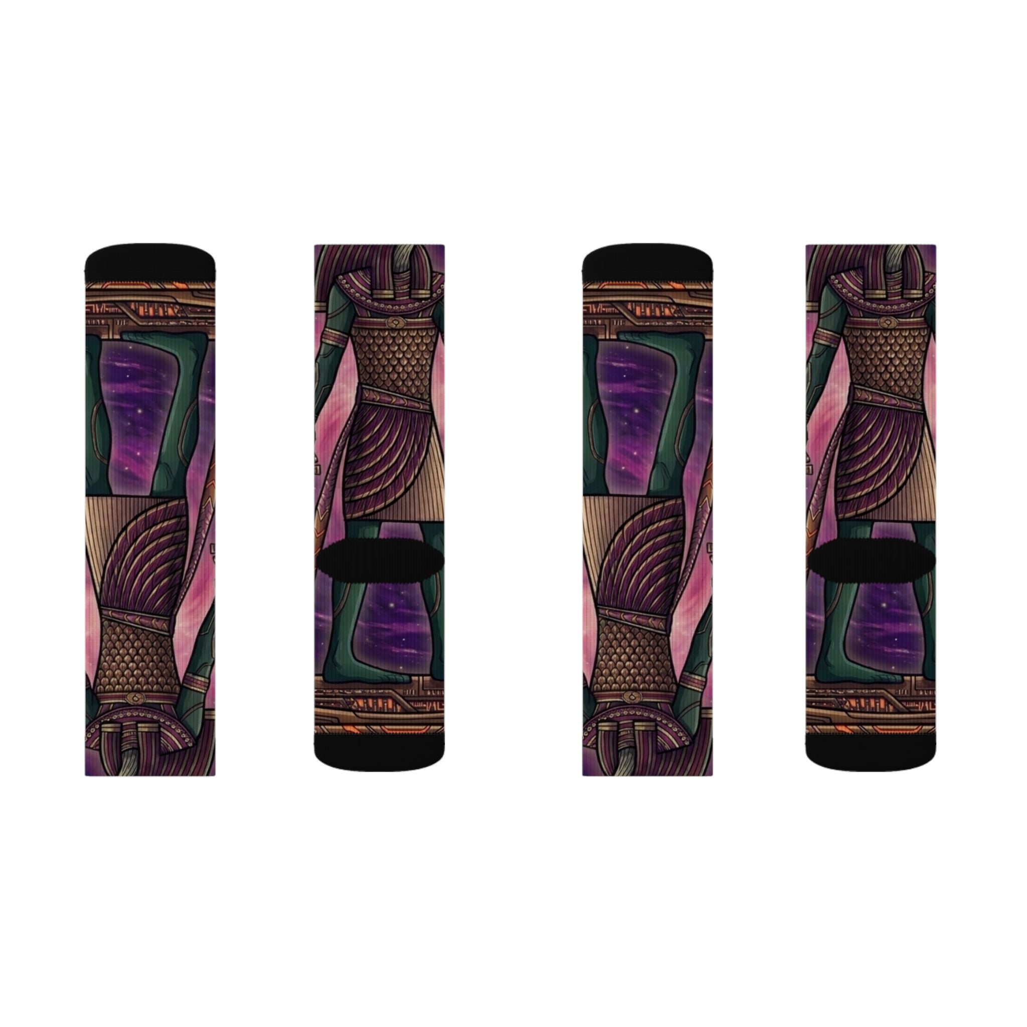 Ancient Frequency Socks-Mystic Purple