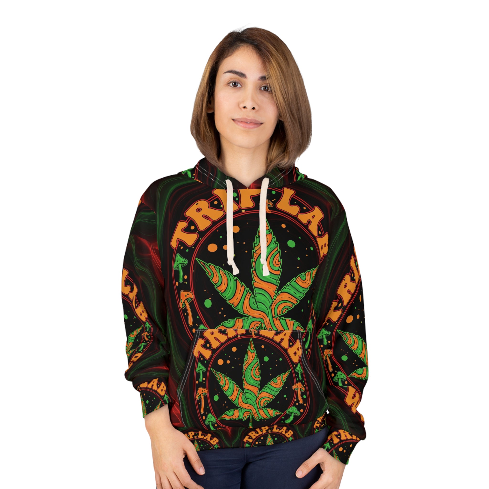 Trip Lab Hoodie – Retro Psychedelic Graphic Pullover