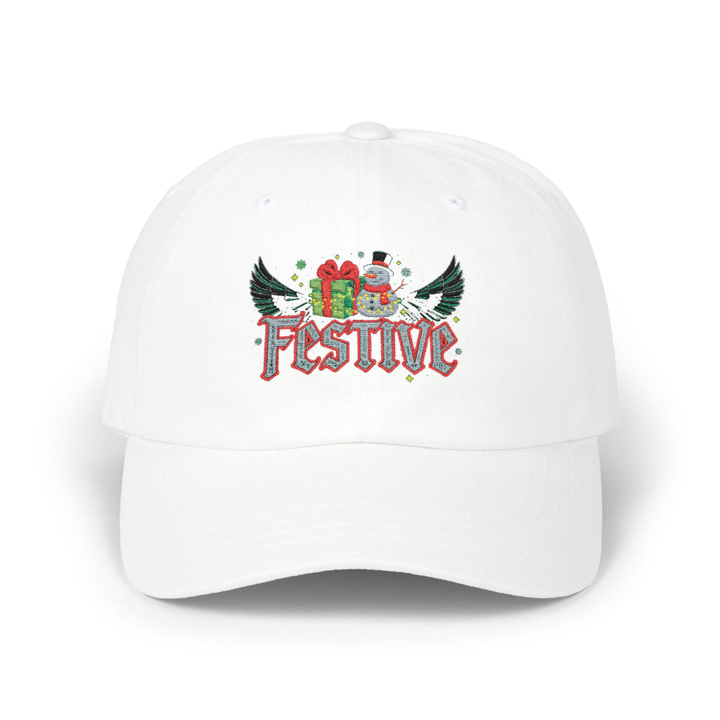 Festive Snowman & Gifts Dad Cap | Christmas Holiday Hat🎁