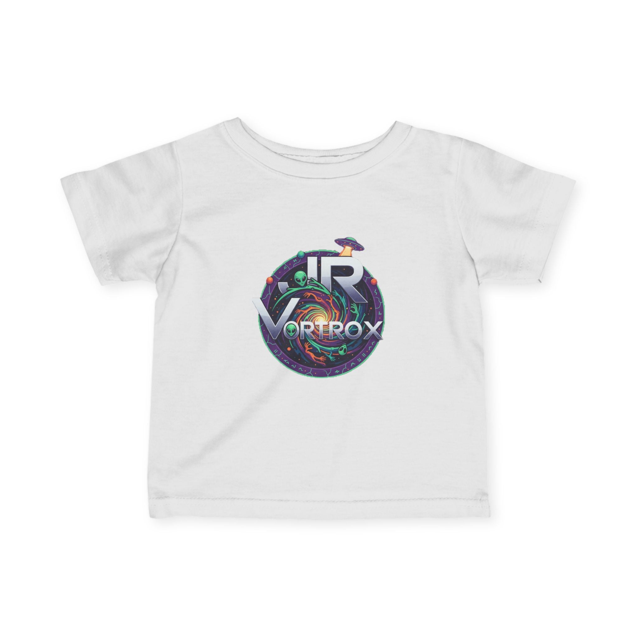 Colorful Infant Fine Jersey Tee with VORTROX Design - Perfect for Playtime, Gifts, Birthdays, Everyday Wear