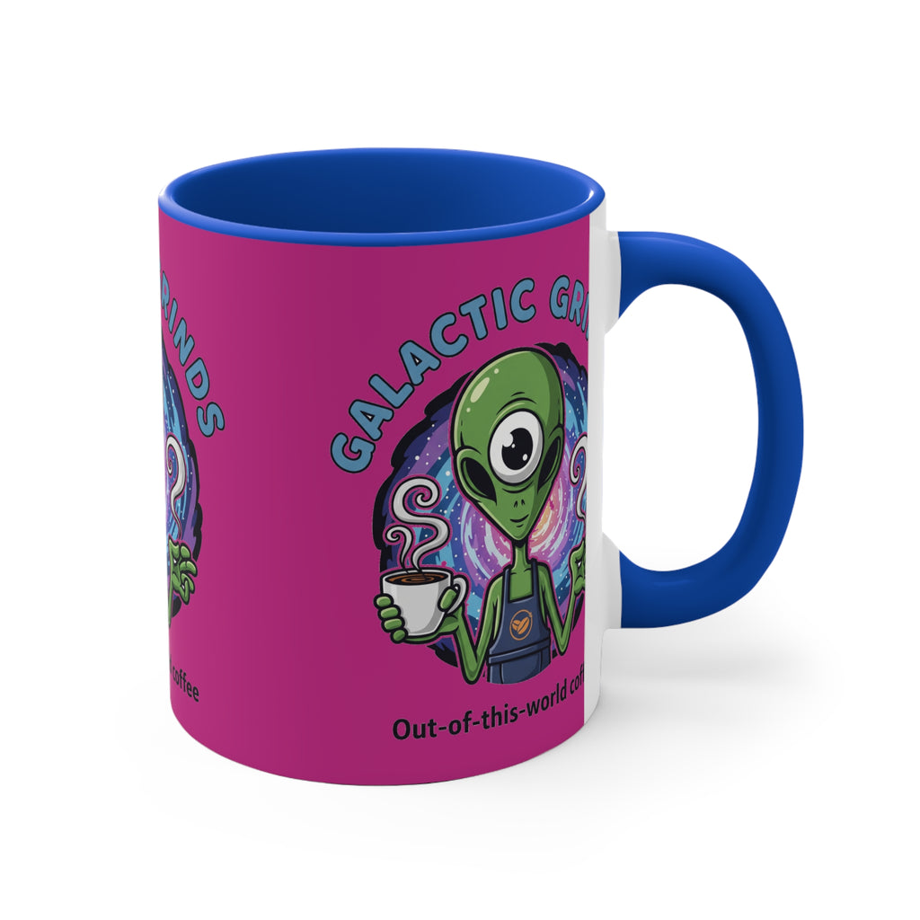 Galactic Grinds Alien Accent Mug | Fun Coffee Lover Gift | Unique Space-Themed Drinkware | Quirky Kitchen Decor | Perfect for [...]☕️