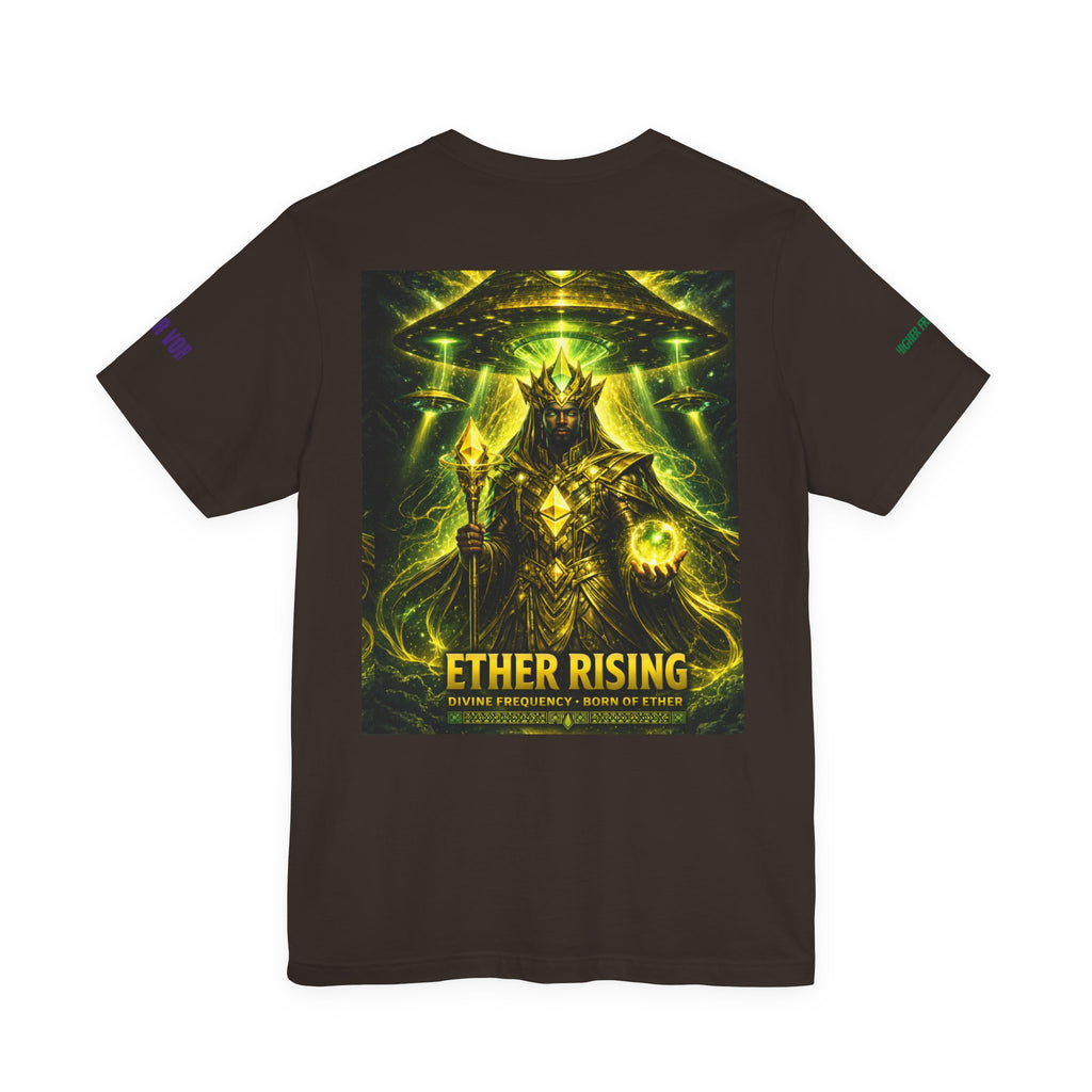 Cosmo Route / Ether Rising  ✅️✅️✅️ Tee — Cosmic Roots Collection Printify