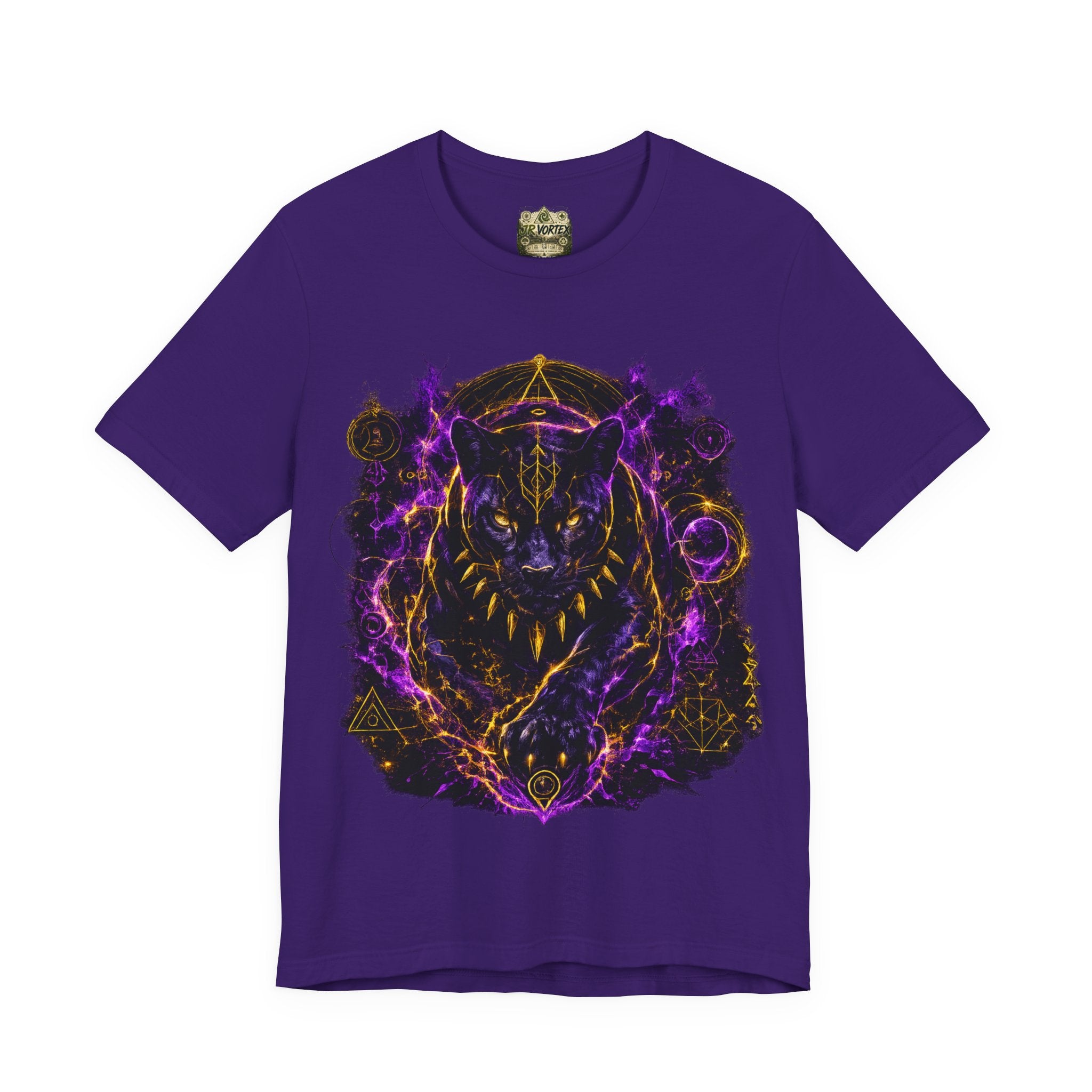 Black Panther Cosmic Guardian Tee – Sacred Geometry Streetwear | JR Vortex
