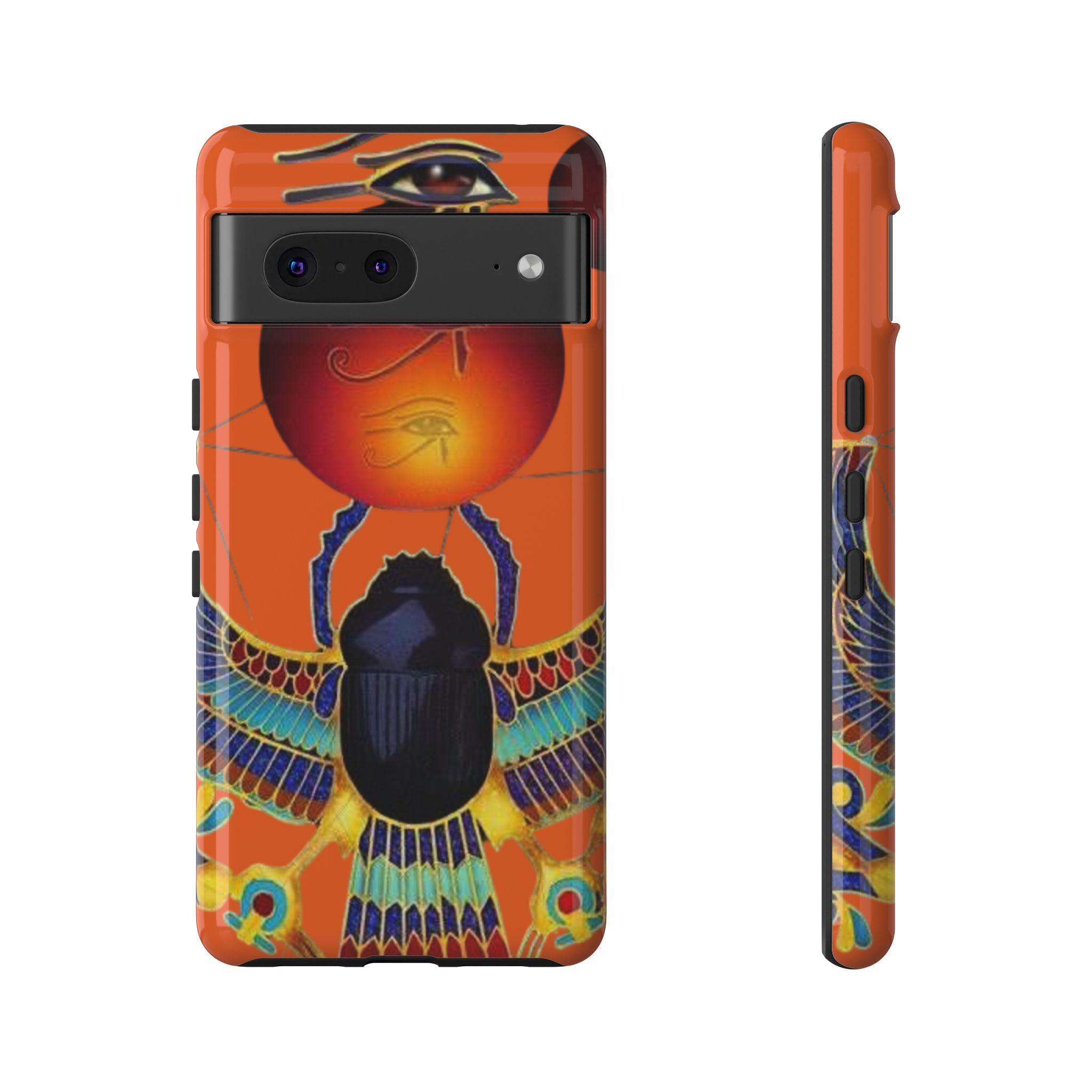 Egyptian-Inspired Phone Case, Tough Phone Cover, Unique Protective Case, Gift for Her, Vibrant Egyptian Art