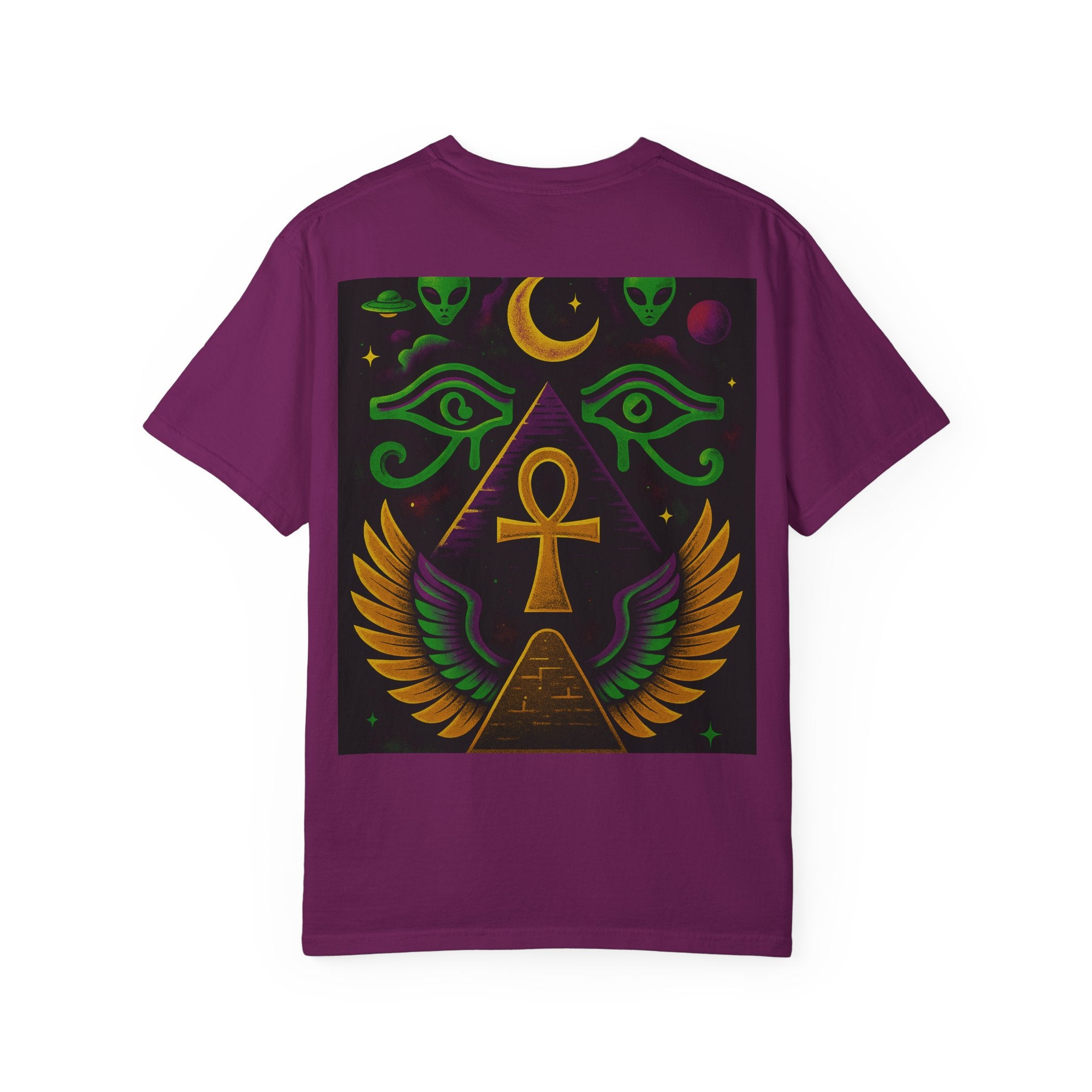 Mystical Ankh Graphic T-Shirt, Unisex Tee, Spiritual Gift, Unique Fashion, Festival Wear, Everyday Comfort