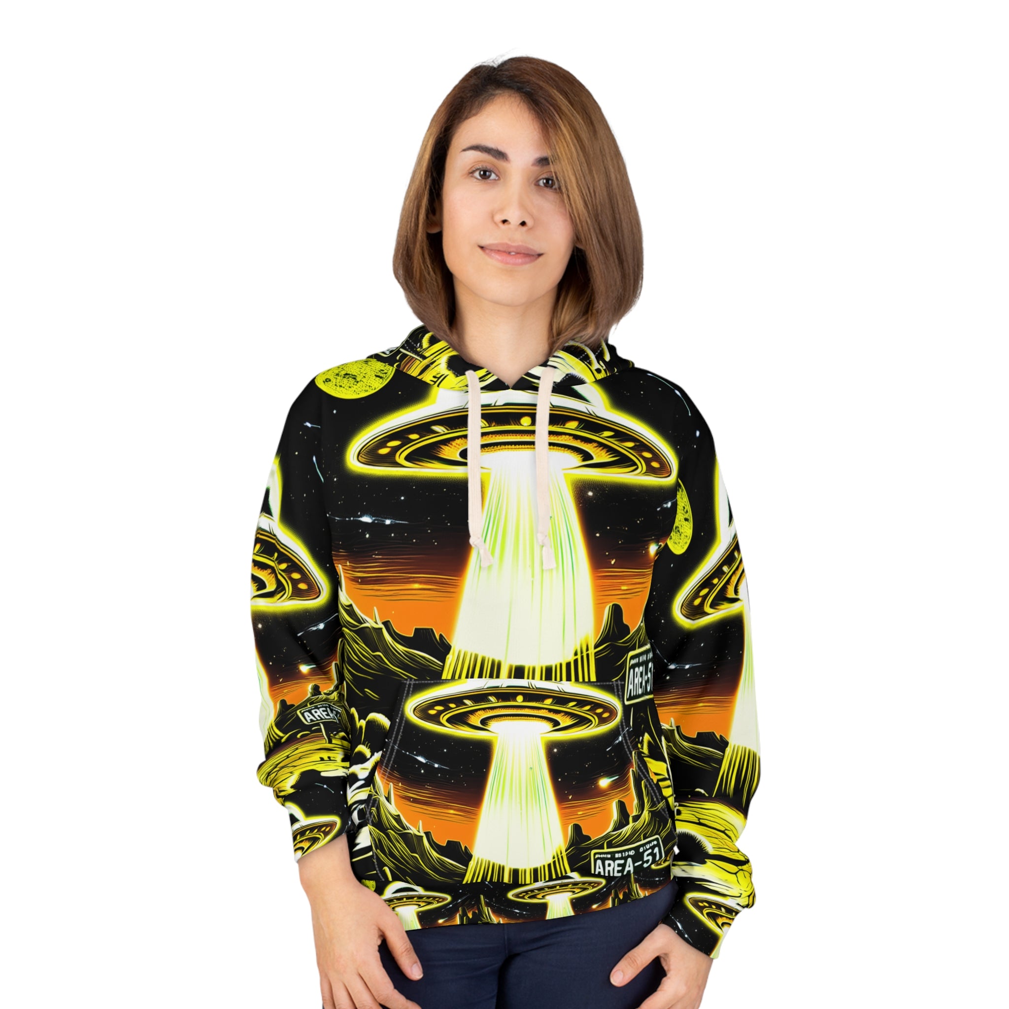Area 51 UFO Hoodie — Alien Abduction Pullover
