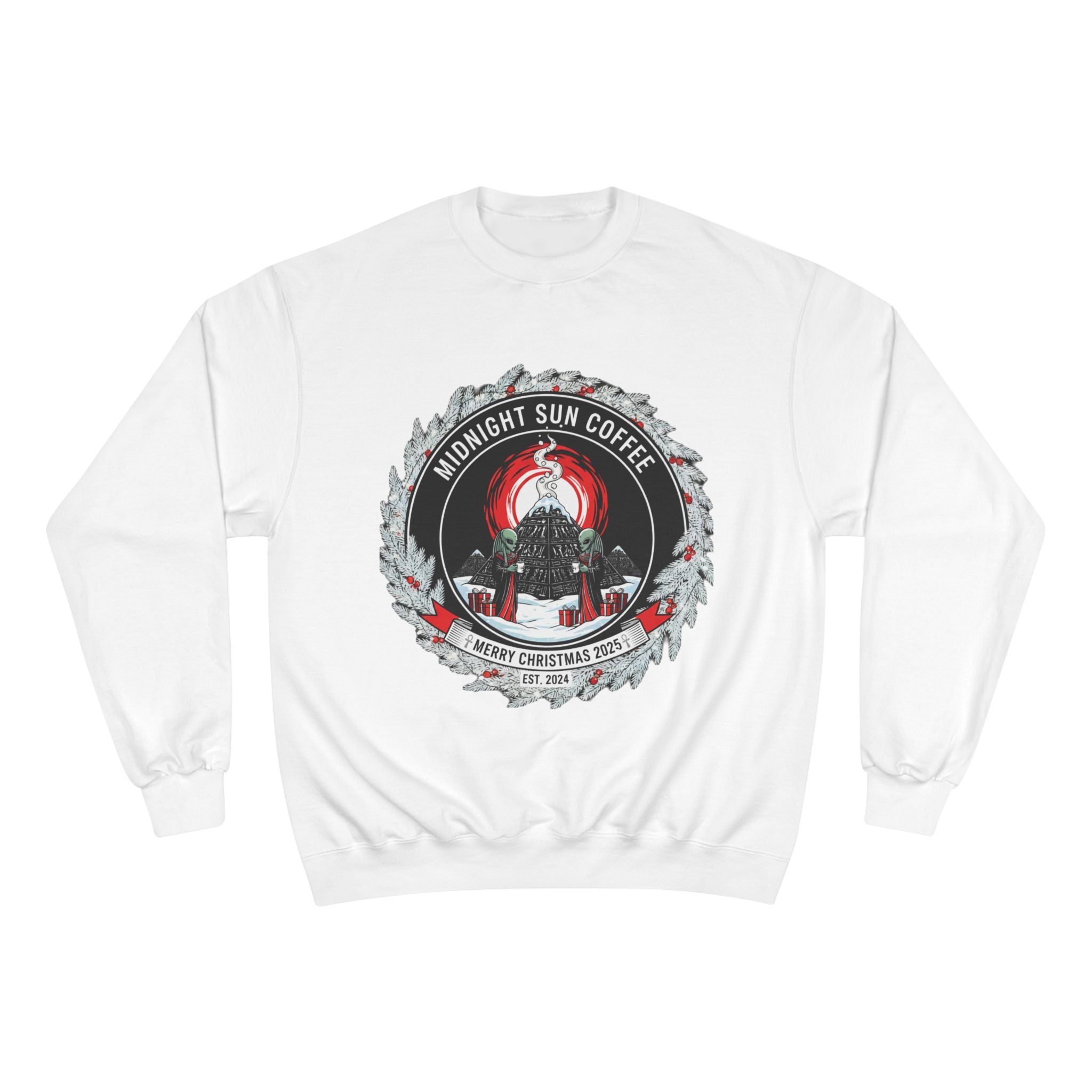 Sweatshirt — Midnight Sun Coffee Holiday Emblem