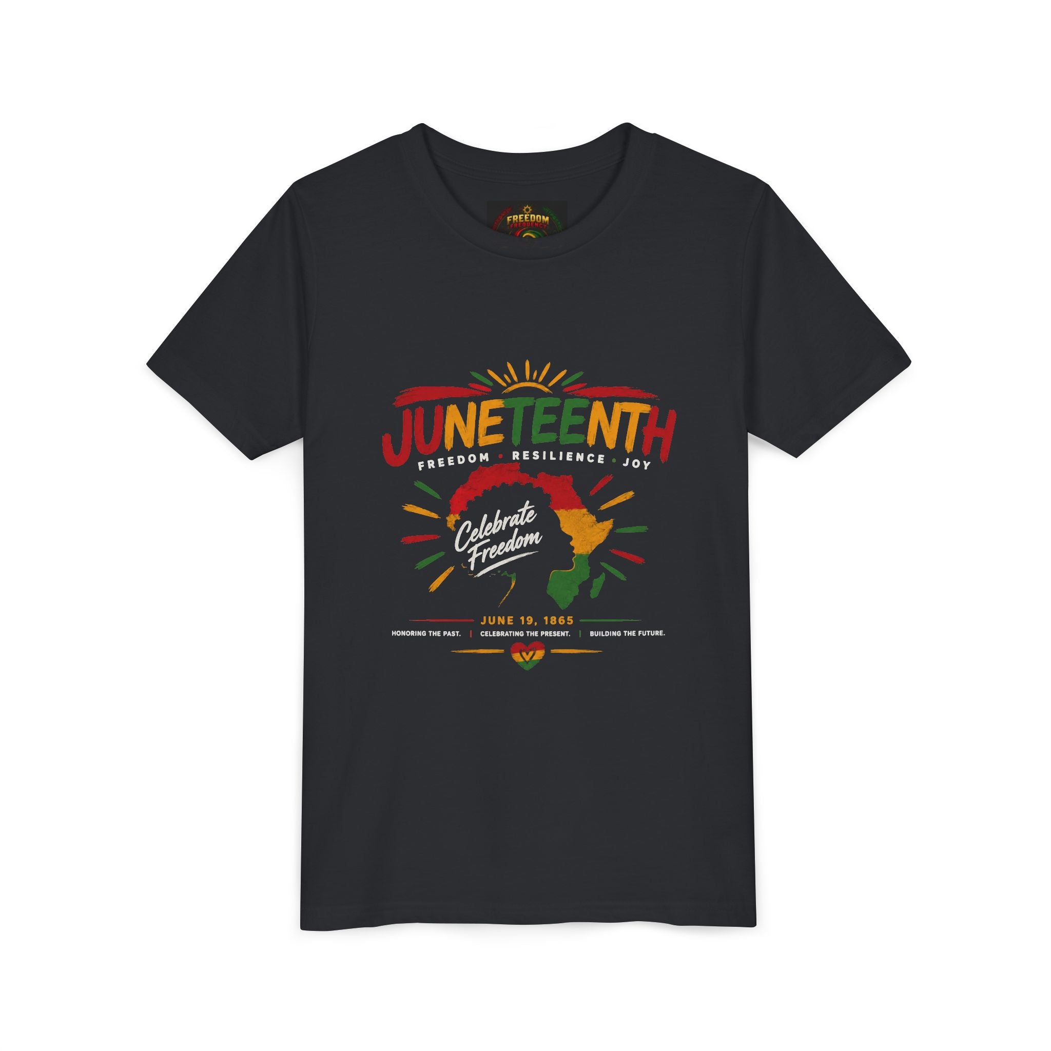 Juneteenth Youth Tee — Celebrate Freedom