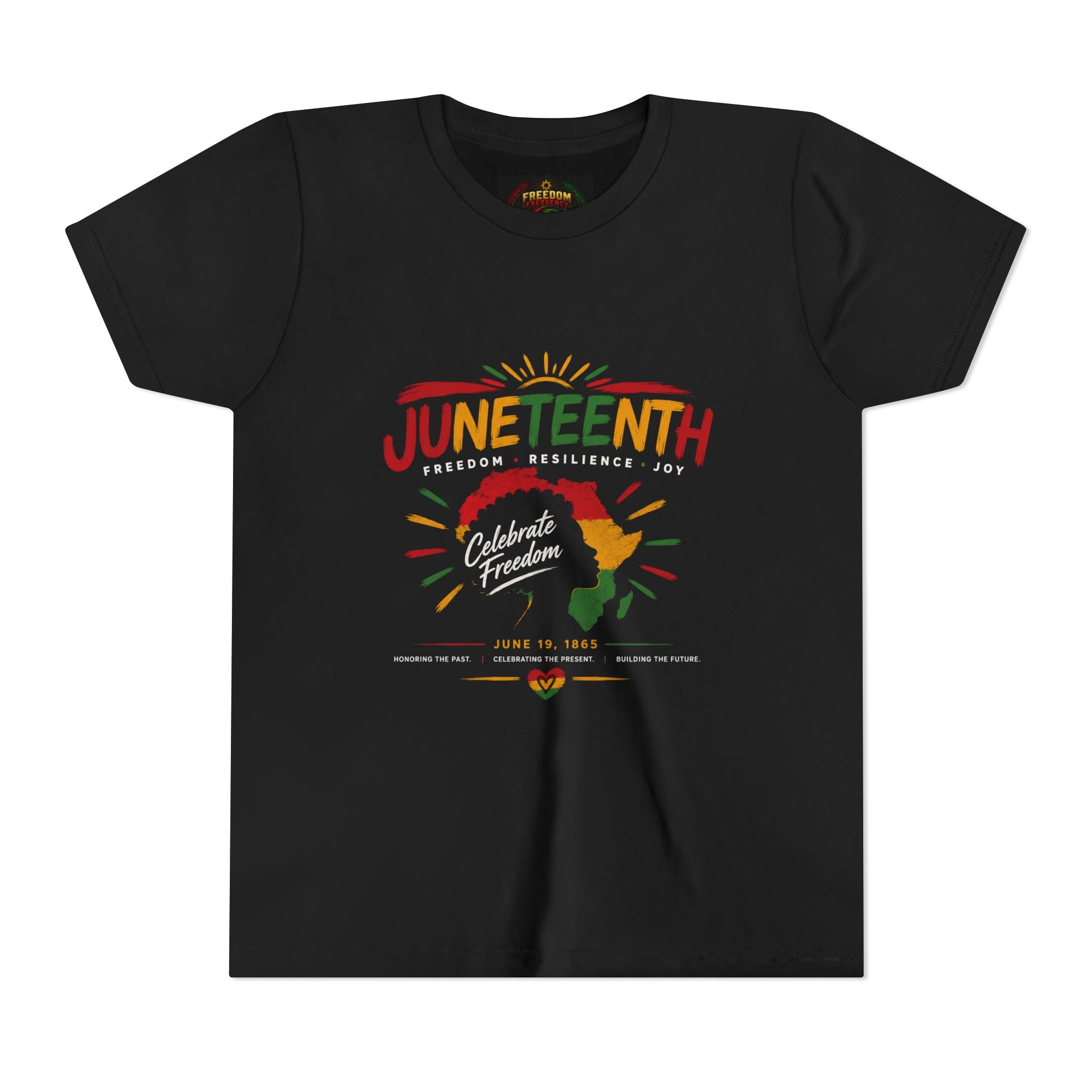 Juneteenth Youth Tee — Celebrate Freedom