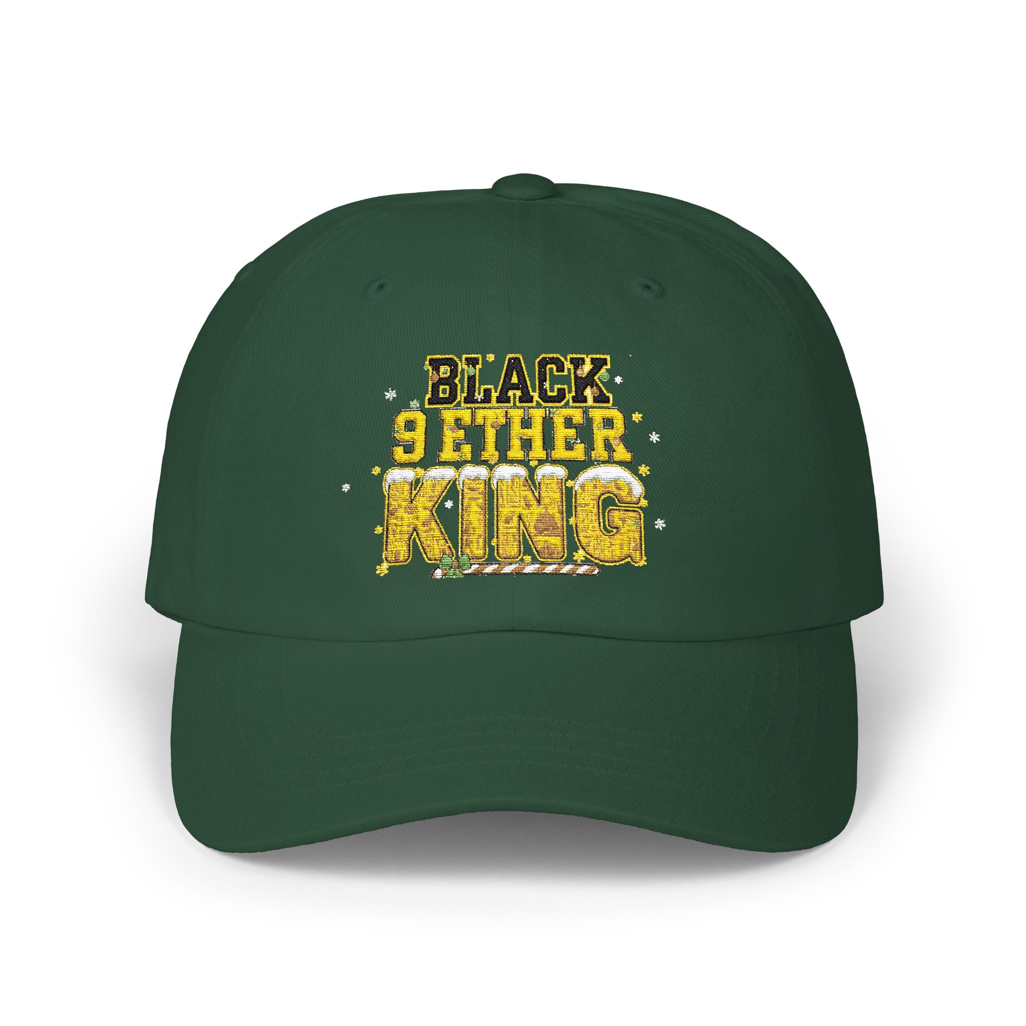 Black Father King Dad Cap — "Black Father King" Embroidered Baseball Hat