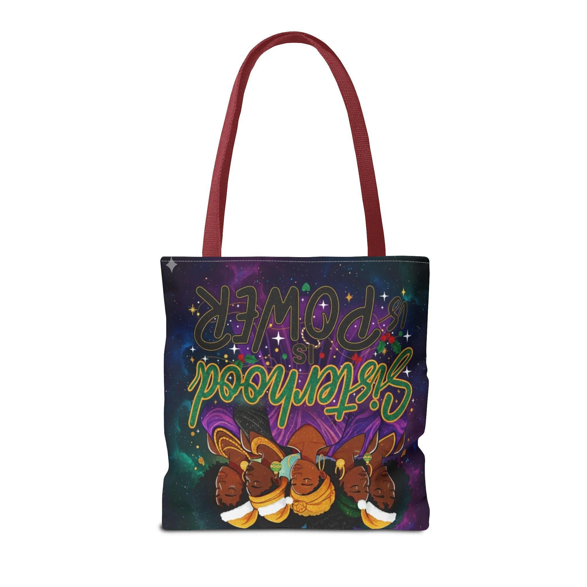 Sisterhood Power Tote Bag – Afrocentric Women Unity Canvas Tote