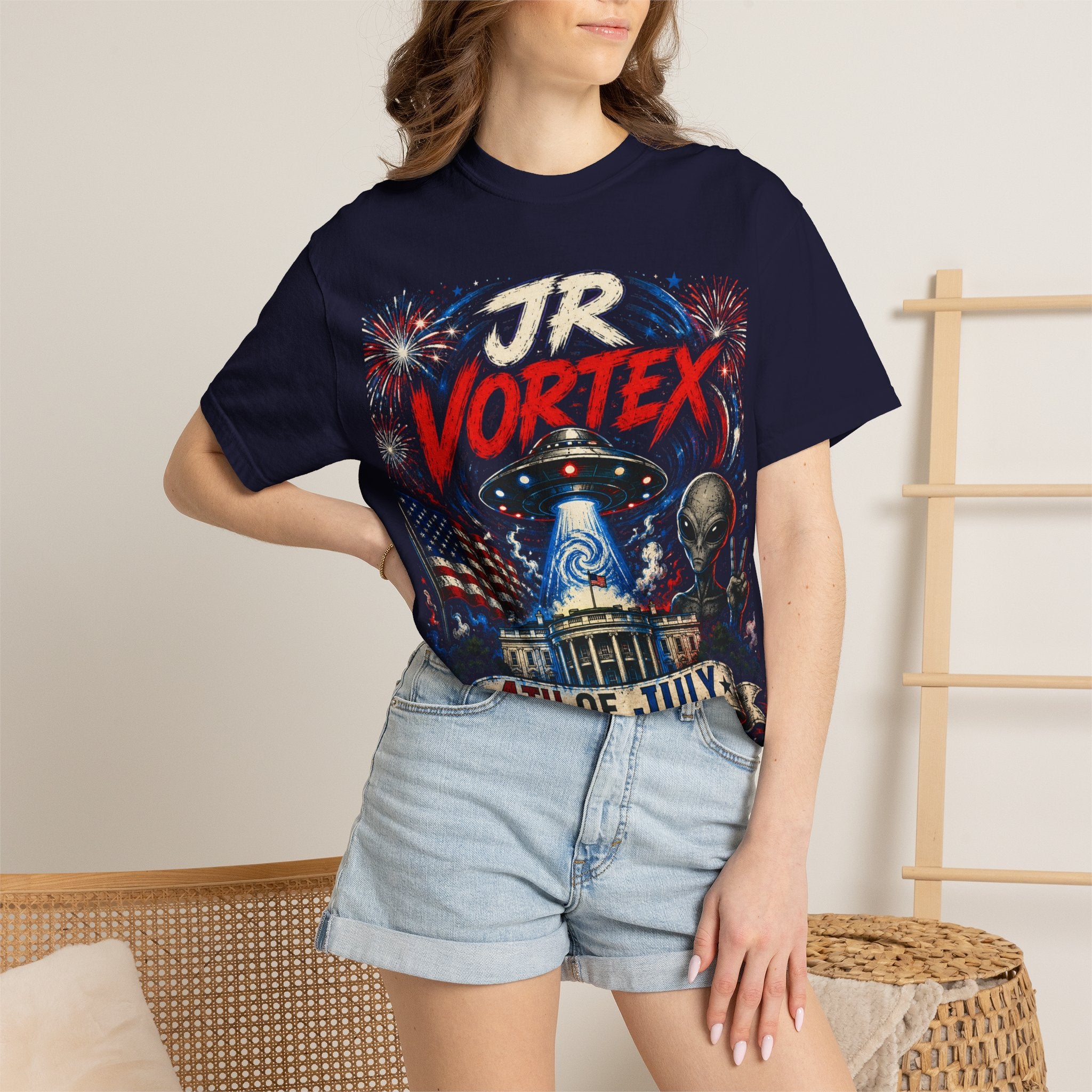 4th of July Vortex UFO T-Shirt