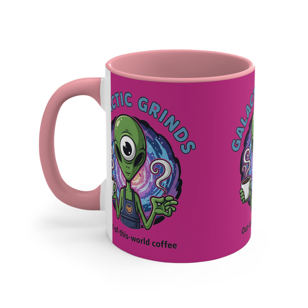 Galactic Grinds Alien Accent Mug | Fun Coffee Lover Gift | Unique Space-Themed Drinkware | Quirky Kitchen Decor | Perfect for [...]☕️