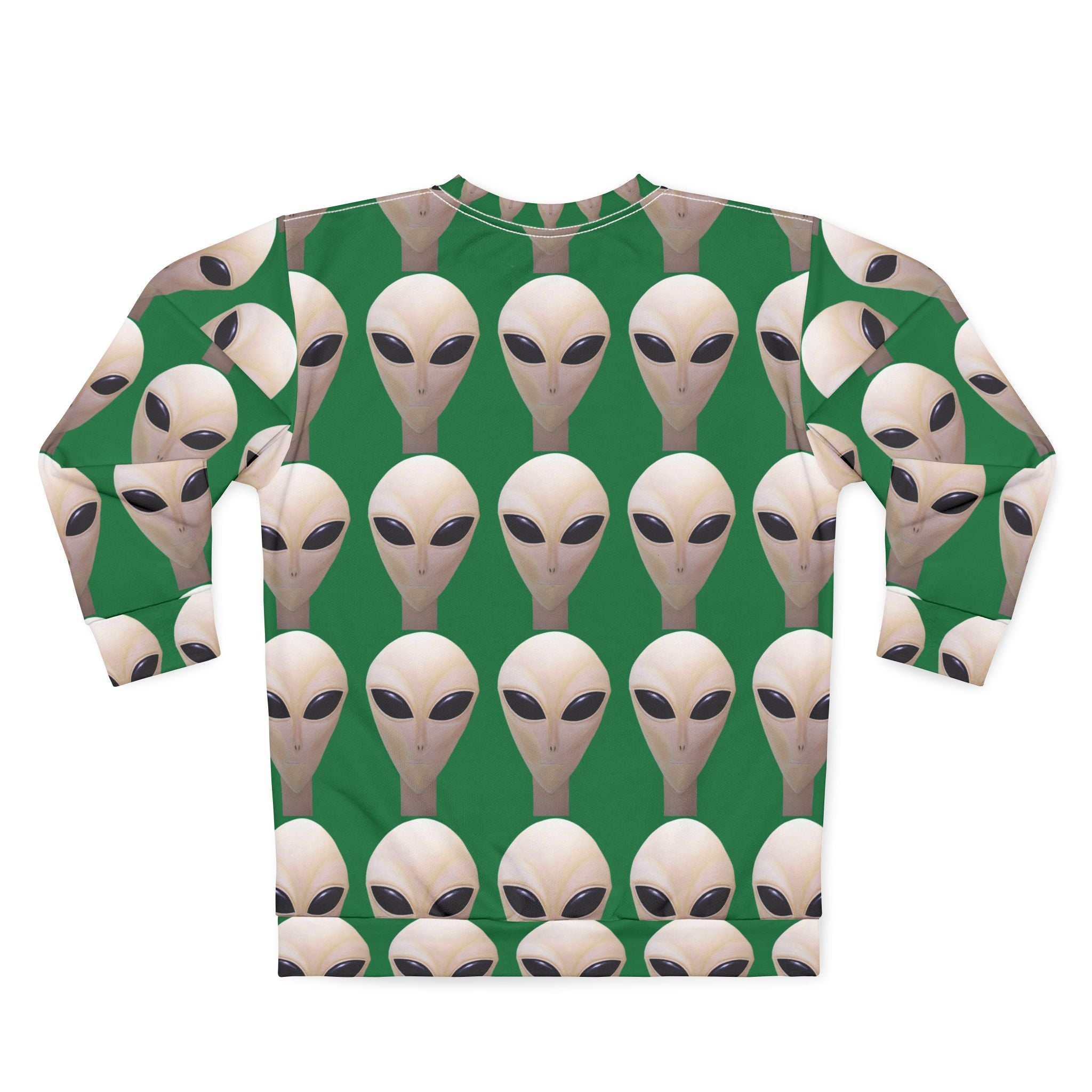 Alien Face Sweatshirt — Retro  Graphic Crewneck